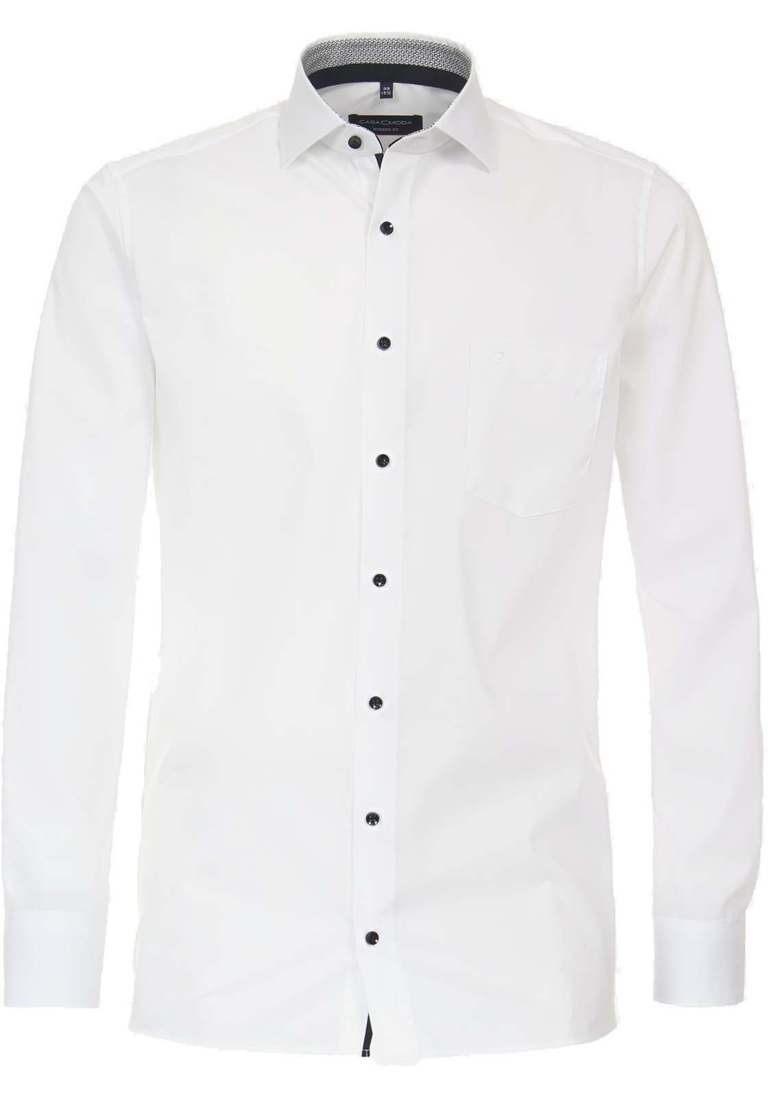 1-4064813607241-casa_moda-overhemd_HR CASA MODA modern fit overhemd, popeline, wit