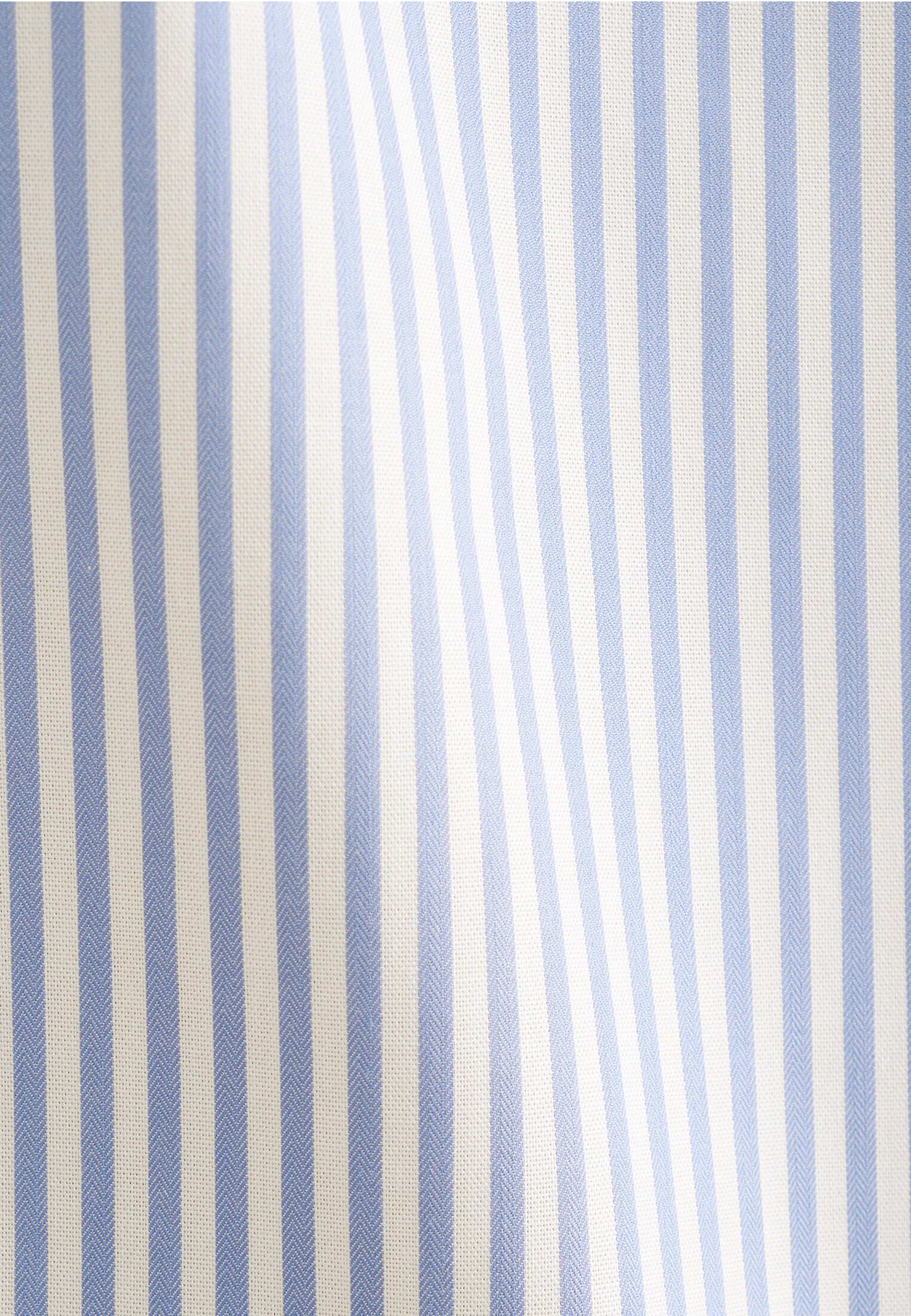 Seidensticker shaped fit overhemd, mouwlengte 7, popeline, blauw gestreept