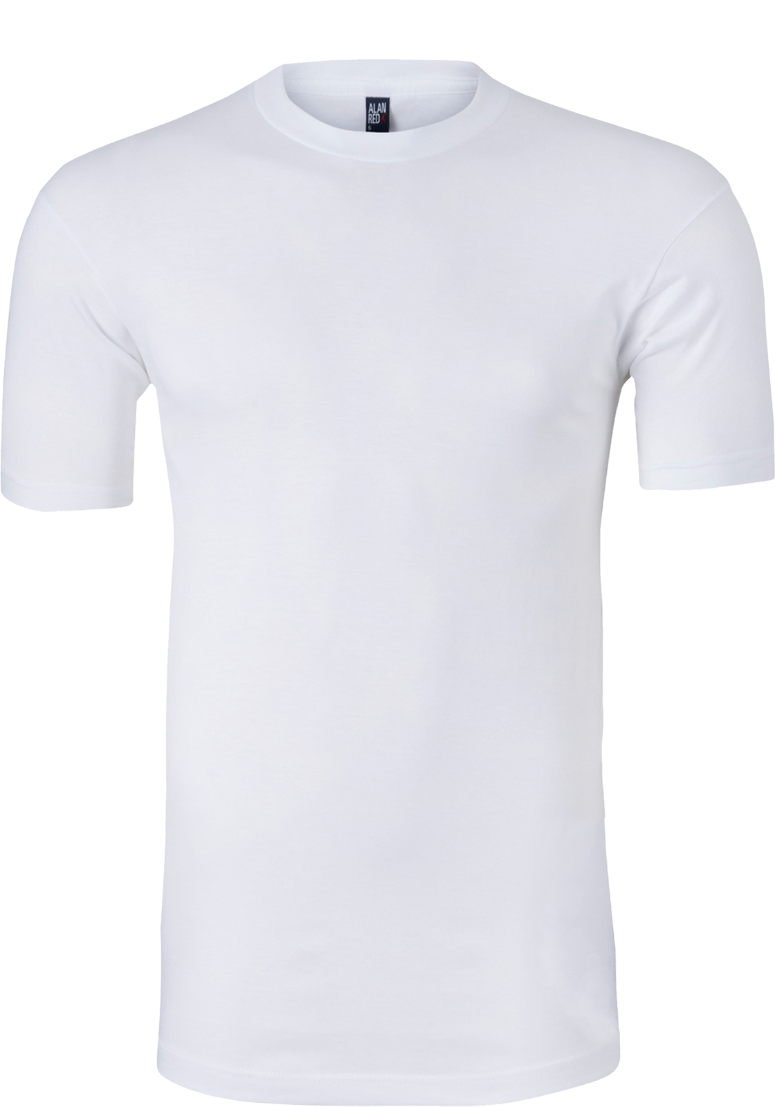 virginia_extra_lang_wit1 ALAN RED T-shirts Virginia extra lang (2-pack), O-hals, wit