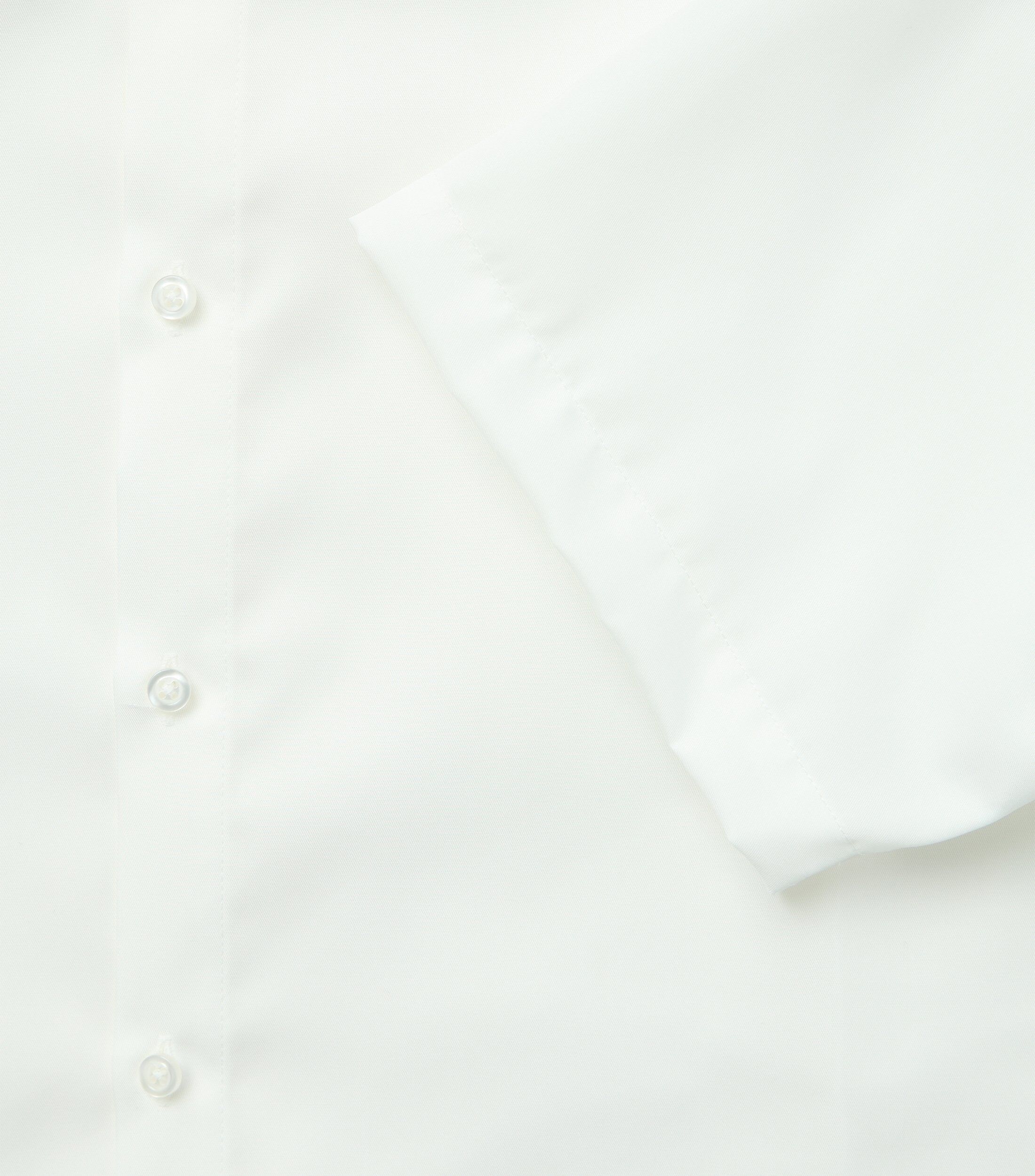VENTI modern fit overhemd, korte mouw, twill, wit