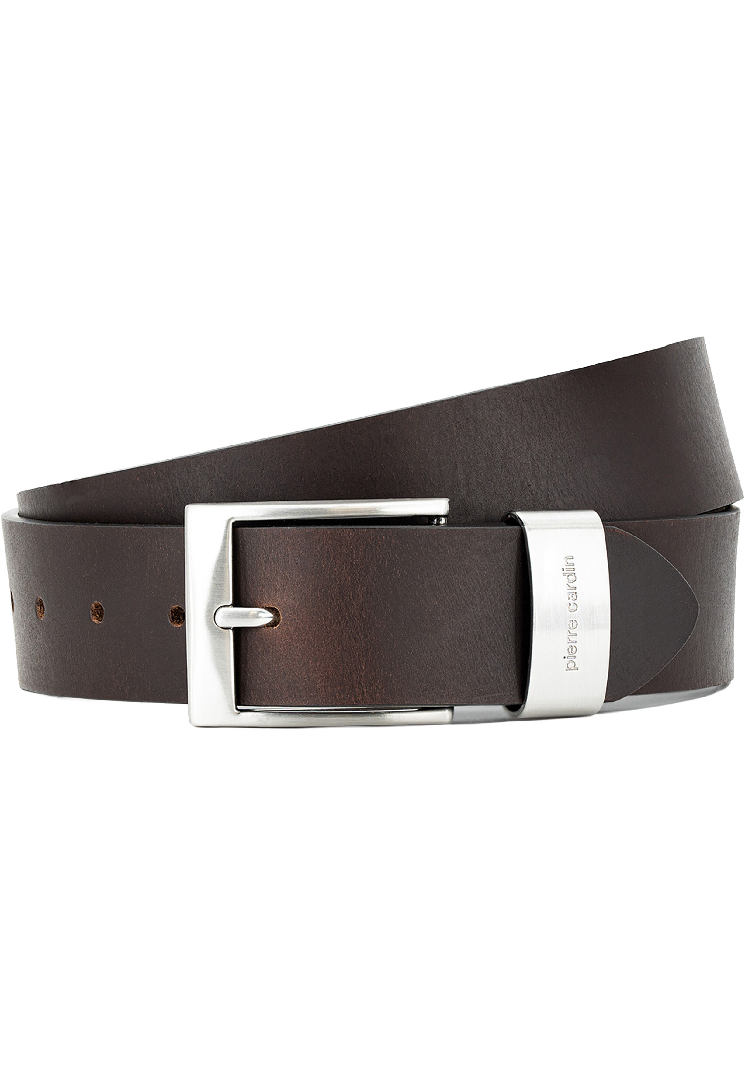 PIERRE CARDIN leren heren riem, bruin