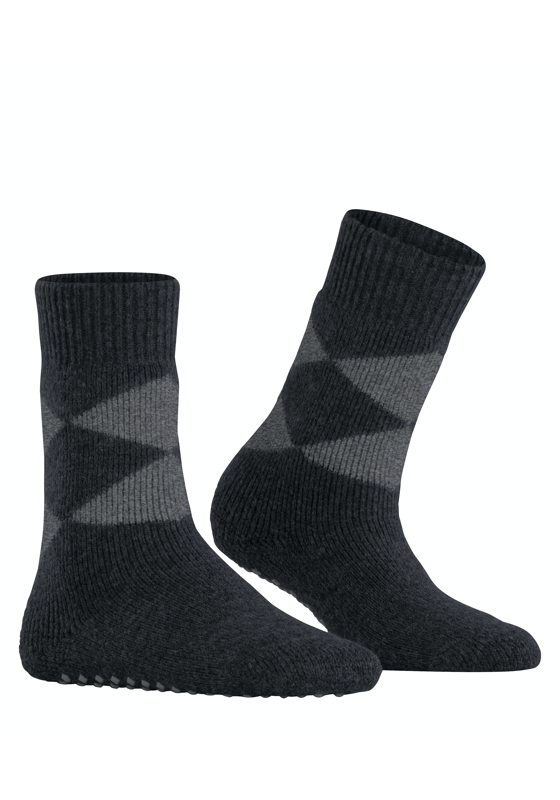 Burlington Cosy Argyle damessokken, zwart (black) Burlington Cosy Argyle damessokken, zwart (black)