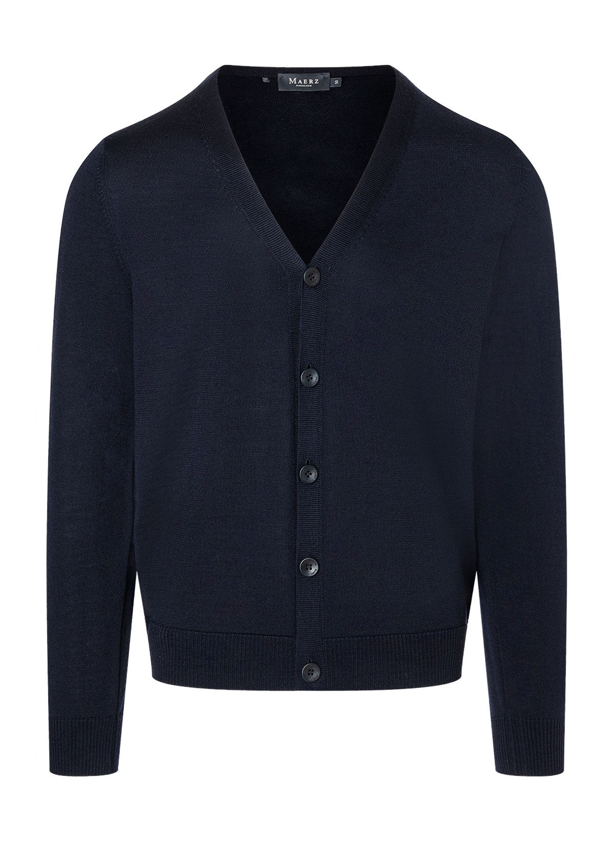 MAERZ Regular Fit heren vest wol, navy blauw