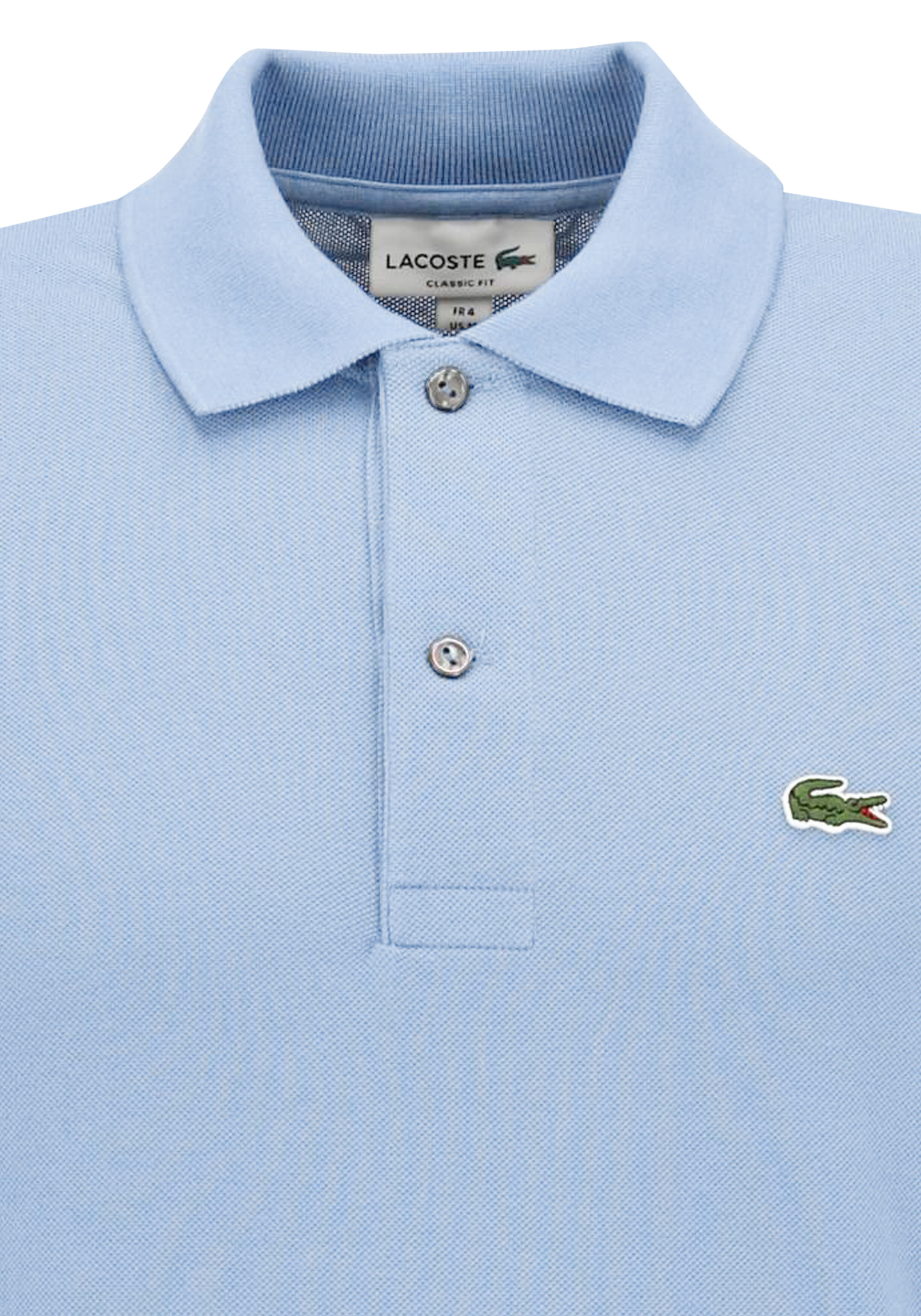 Lacoste Classic Fit polo, licht blauwgrijs
