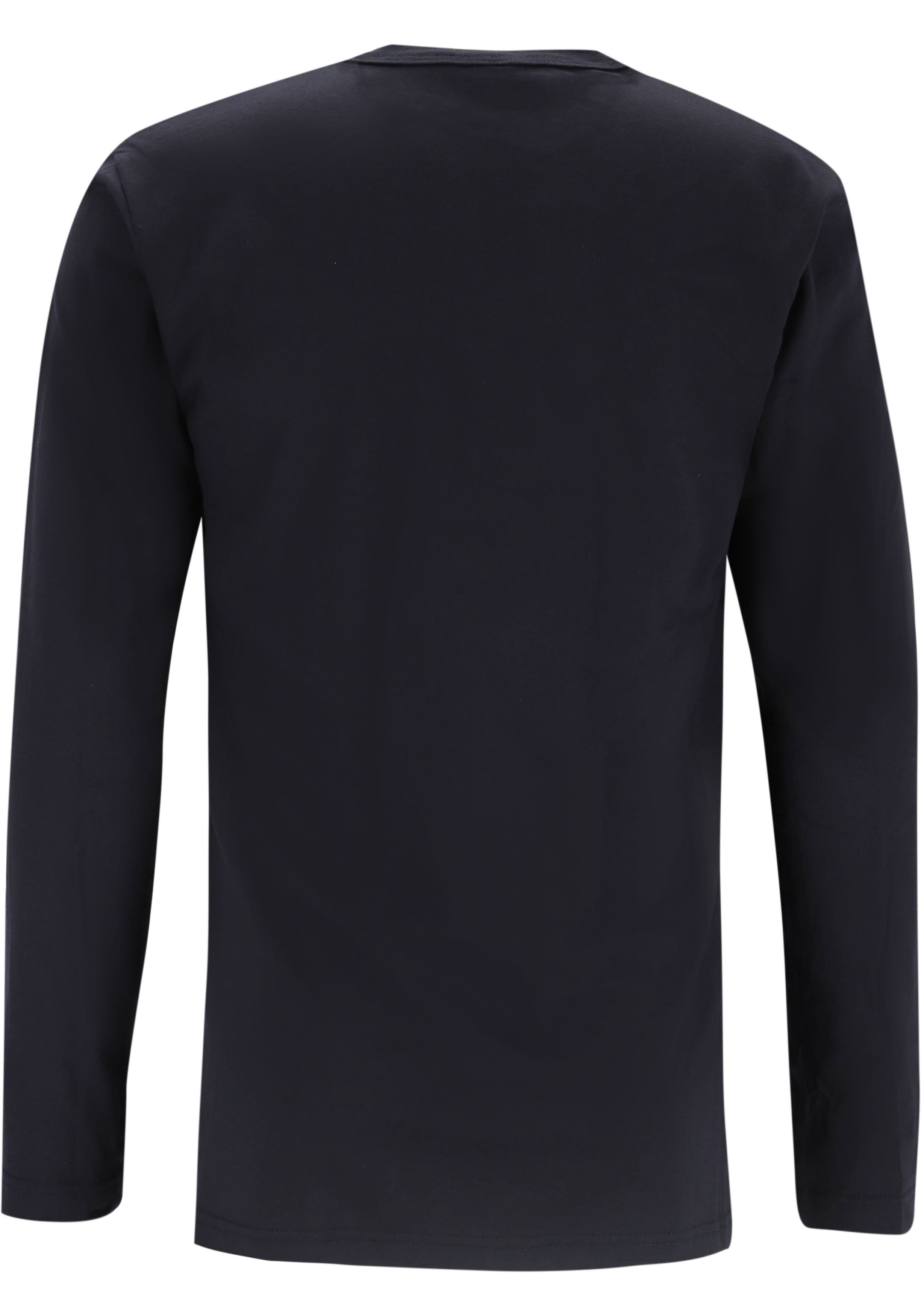ALAN RED T-shirts VIRGINIA SLEEVE (2-pack), O-hals lange mouw, blauw