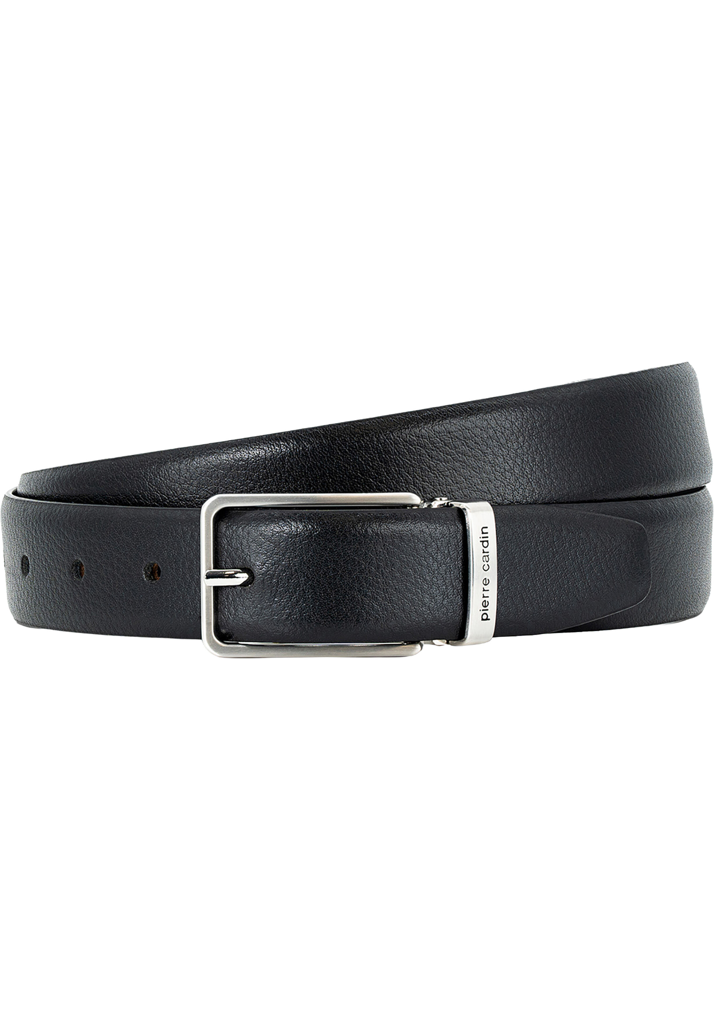 PIERRE CARDIN leren heren riem, zwart
