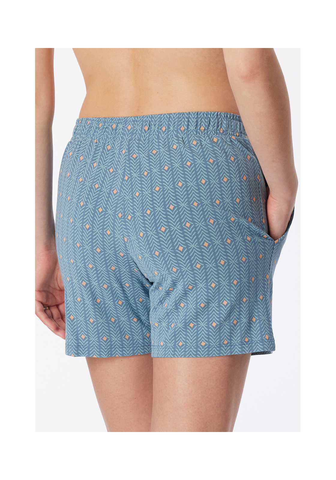 image_4_176418-915_1_1280x1280 SCHIESSER Mix+Relax loungebroek kort, dames broek kort modal multicolor gedessineerd