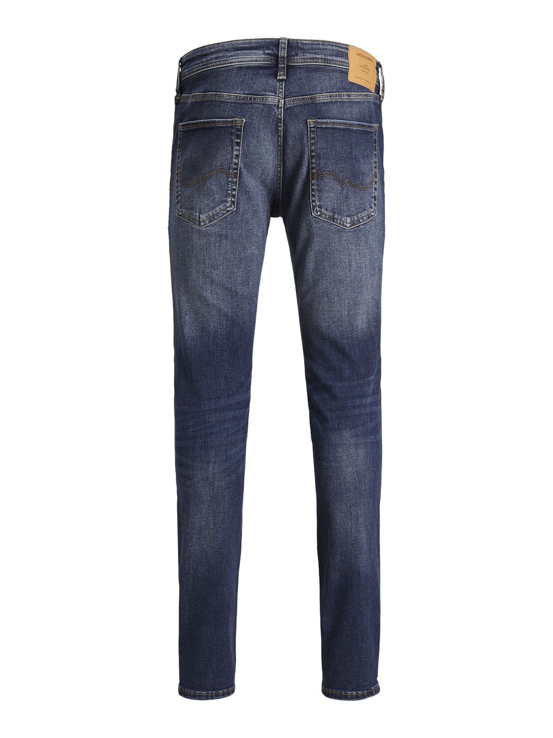 JACK & JONES Liam Original loose fit, heren jeans, denimblauw