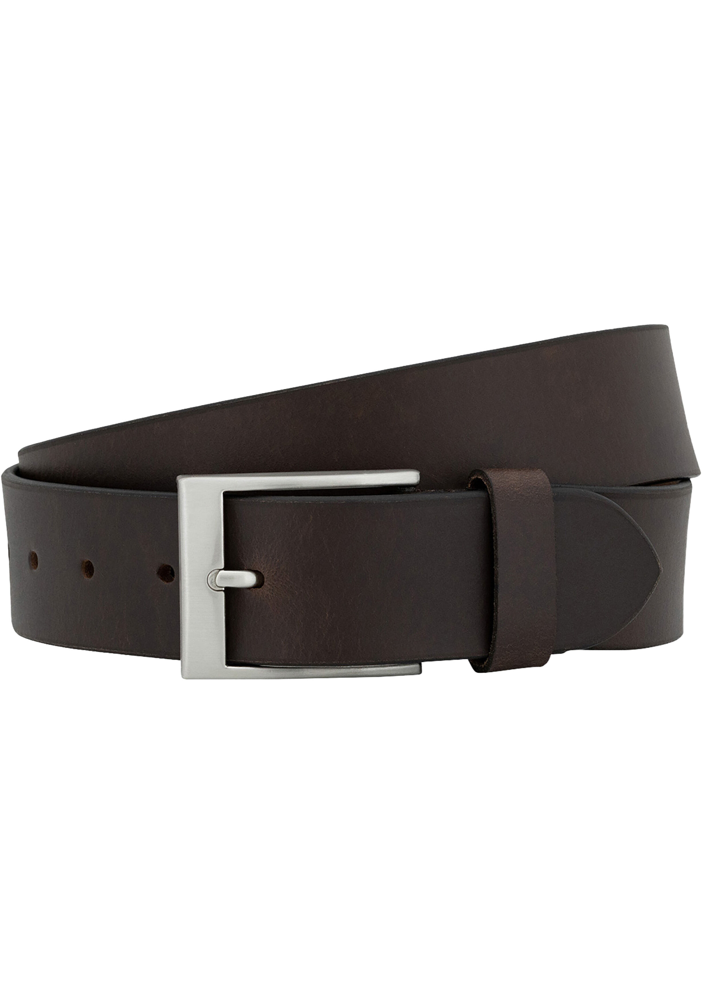 LINDENMANN leren heren riem, bruin