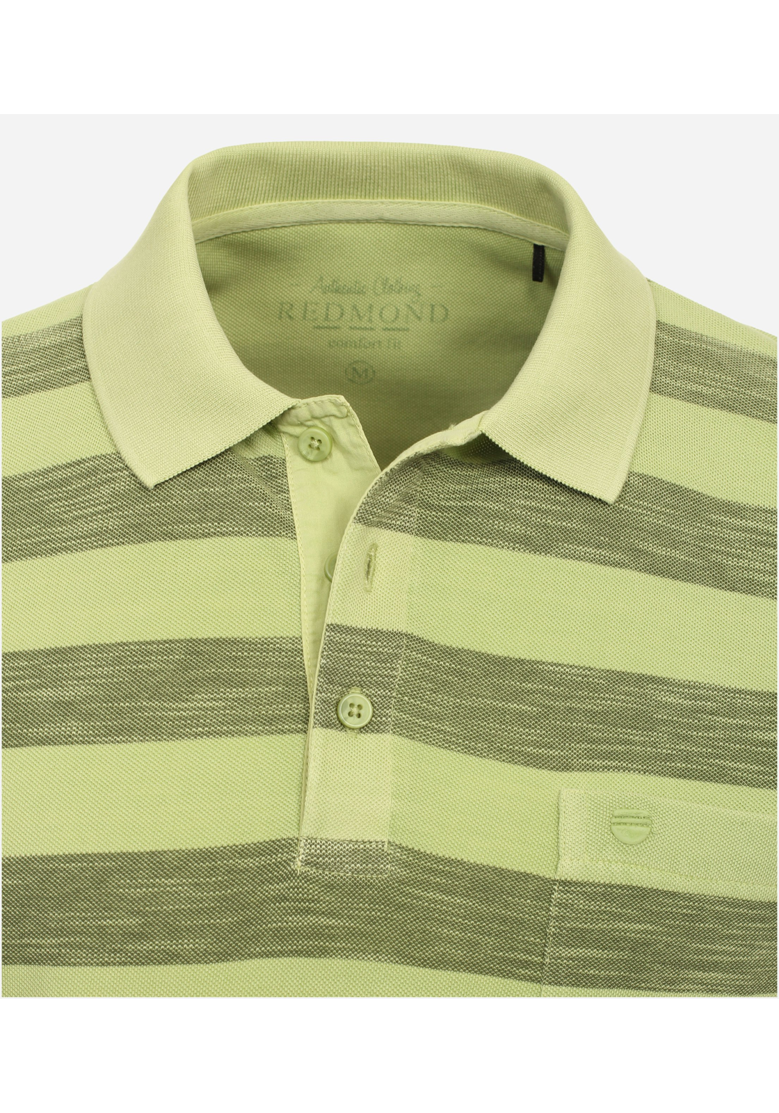 image_4_bdbcd1761ea2492b39a0321f78023403jpgautoformatbgF3F3F3blend-alpha100blend-colorF3F3F3blend-modedarkenfitclampp Redmond regular fit heren polo, pique, groen gestreept