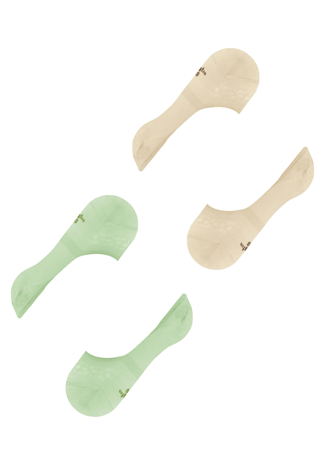 image_6_12902-1871-detail-3-645451a345579jpgautofo Burlington Everyday 2-Pack dames invisible sokken, groen (peppermint)