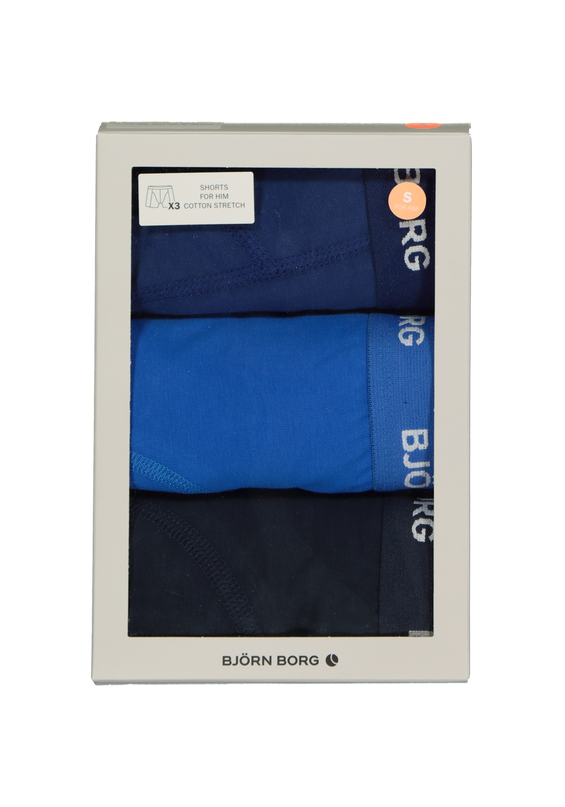 5-7321464259869_bjorn-borg-boxer_HR Bjorn Borg boxershorts Essential (3-pack), heren boxers normale lengte, drie tinten blauw