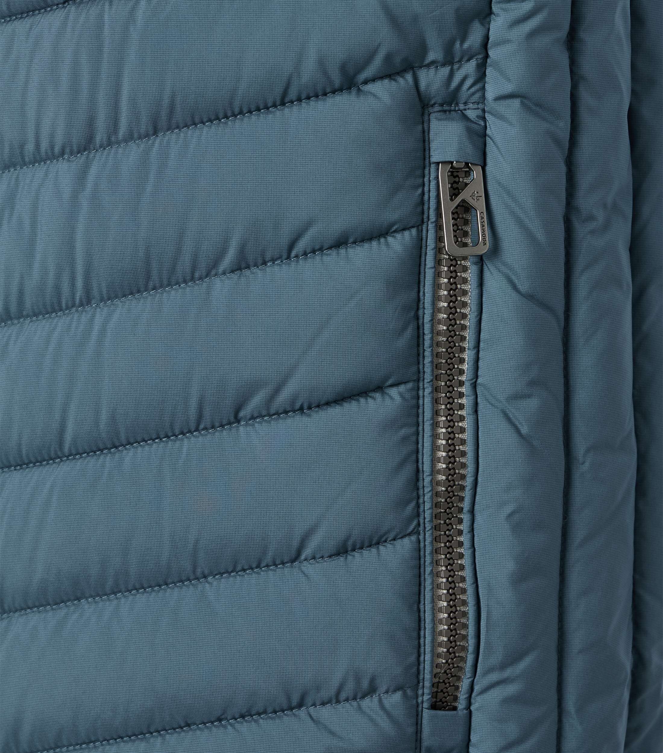 CASA MODA comfort fit bodywarmer, blauw, wit
