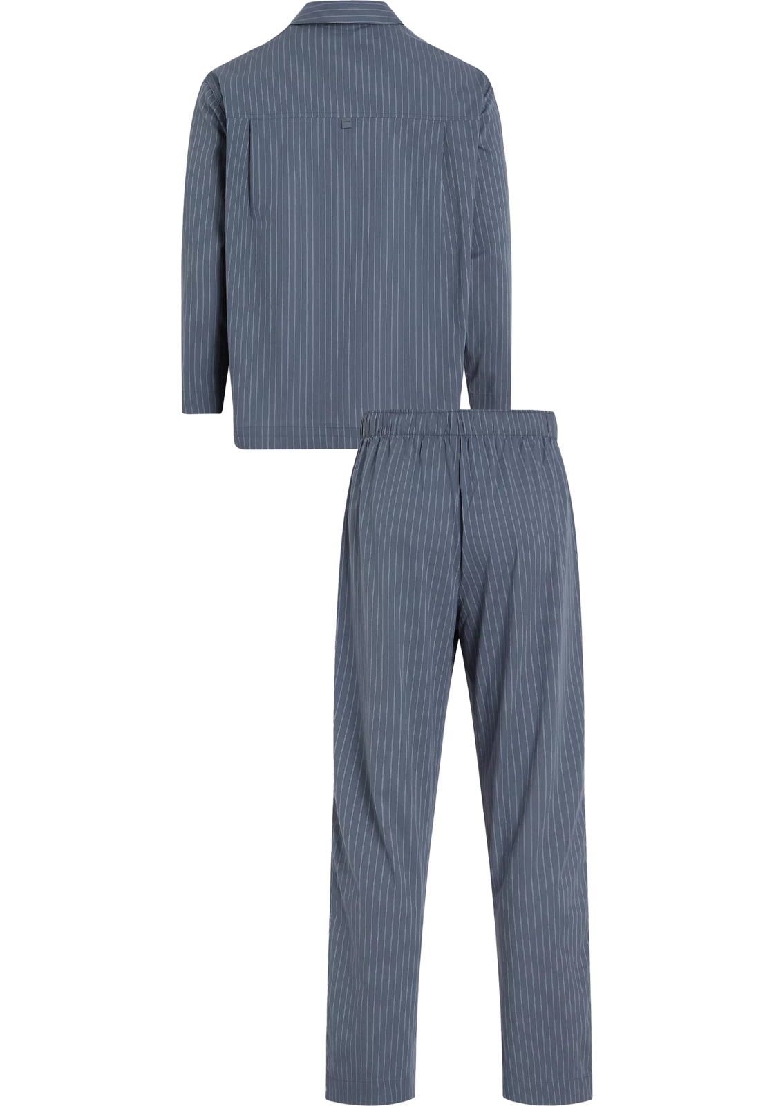 2-8720639824427-000NM2750EQJB-calvin_klein-ondergoed_HR Calvin Klein heren pyjama met knoopjes, middenblauw gestreept