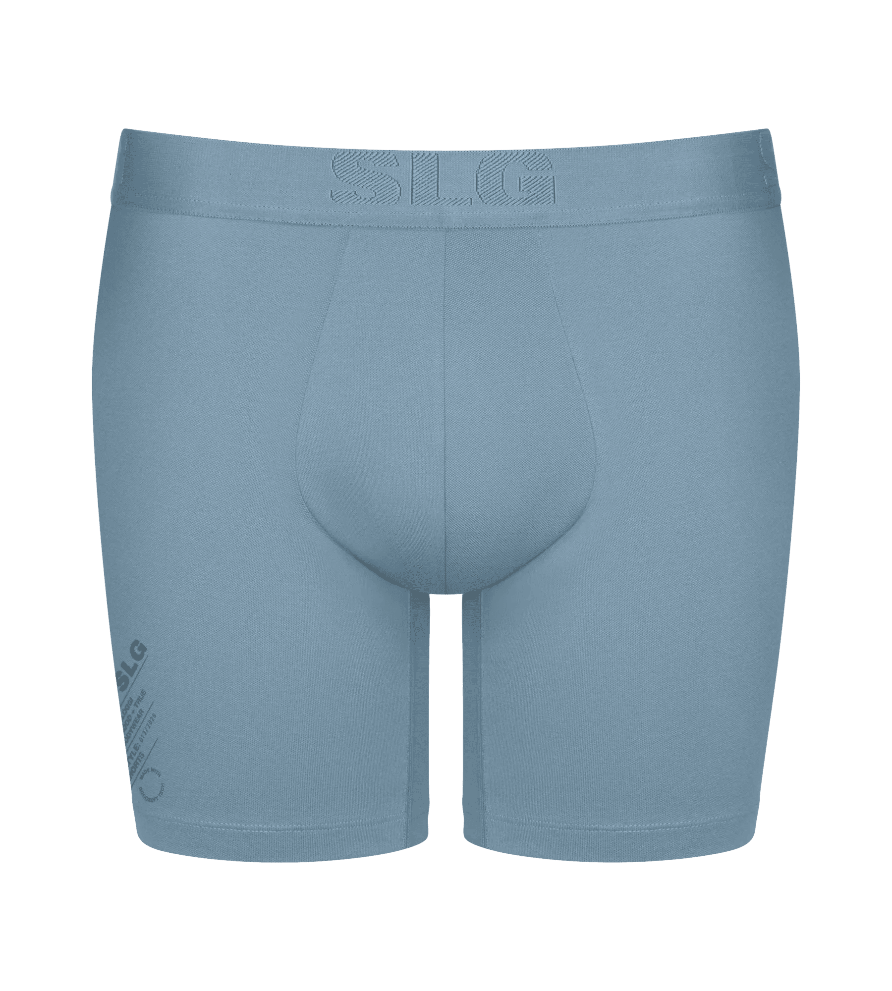 Sloggi Men SLG Base Soft Short, heren boxershort korte pijp (2-pack), licht- en middenblauw
