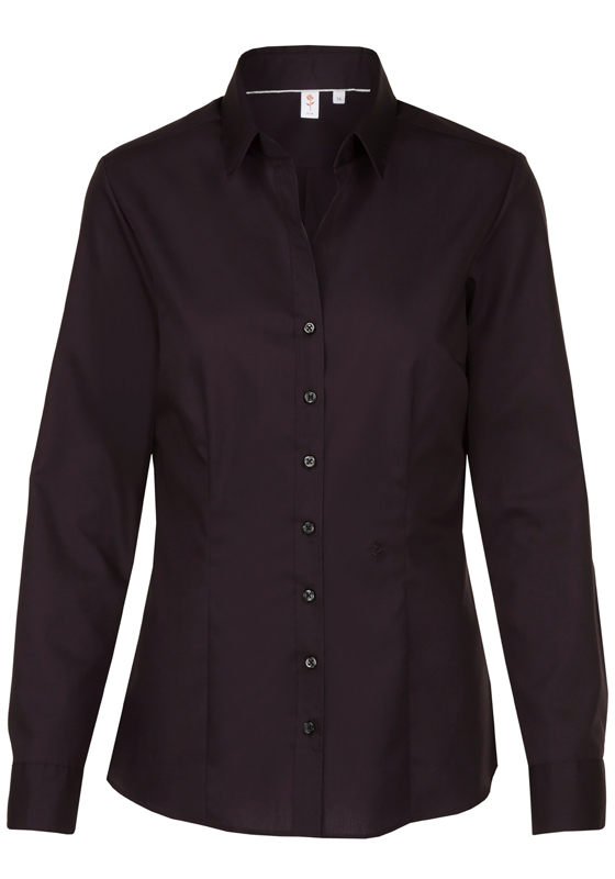 Seidensticker dames blouse slim fit, zwart Seidensticker dames blouse slim fit, zwart