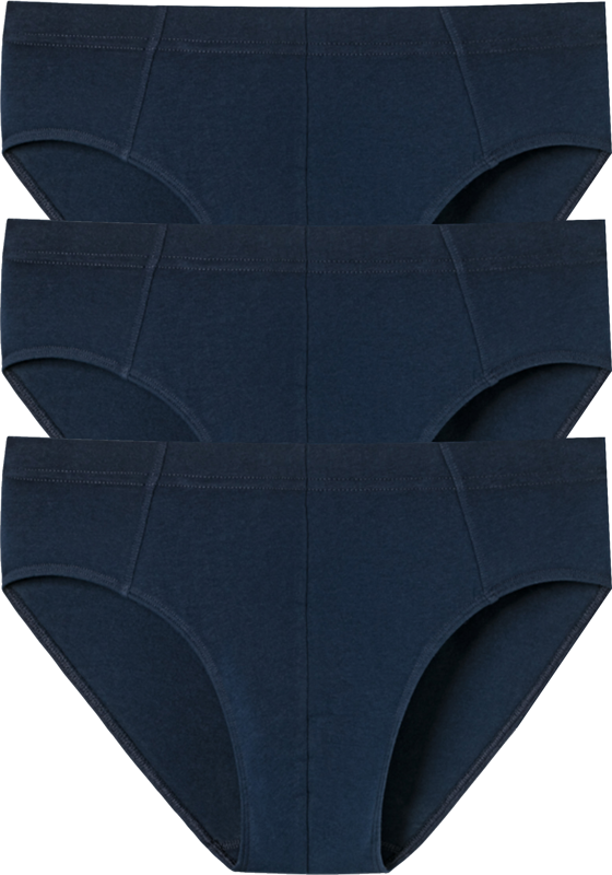 SCHIESSER 95/5 Essentials supermini slips (3-pack), donkerblauw SCHIESSER 95/5 Essentials supermini slips (3-pack), donkerblauw