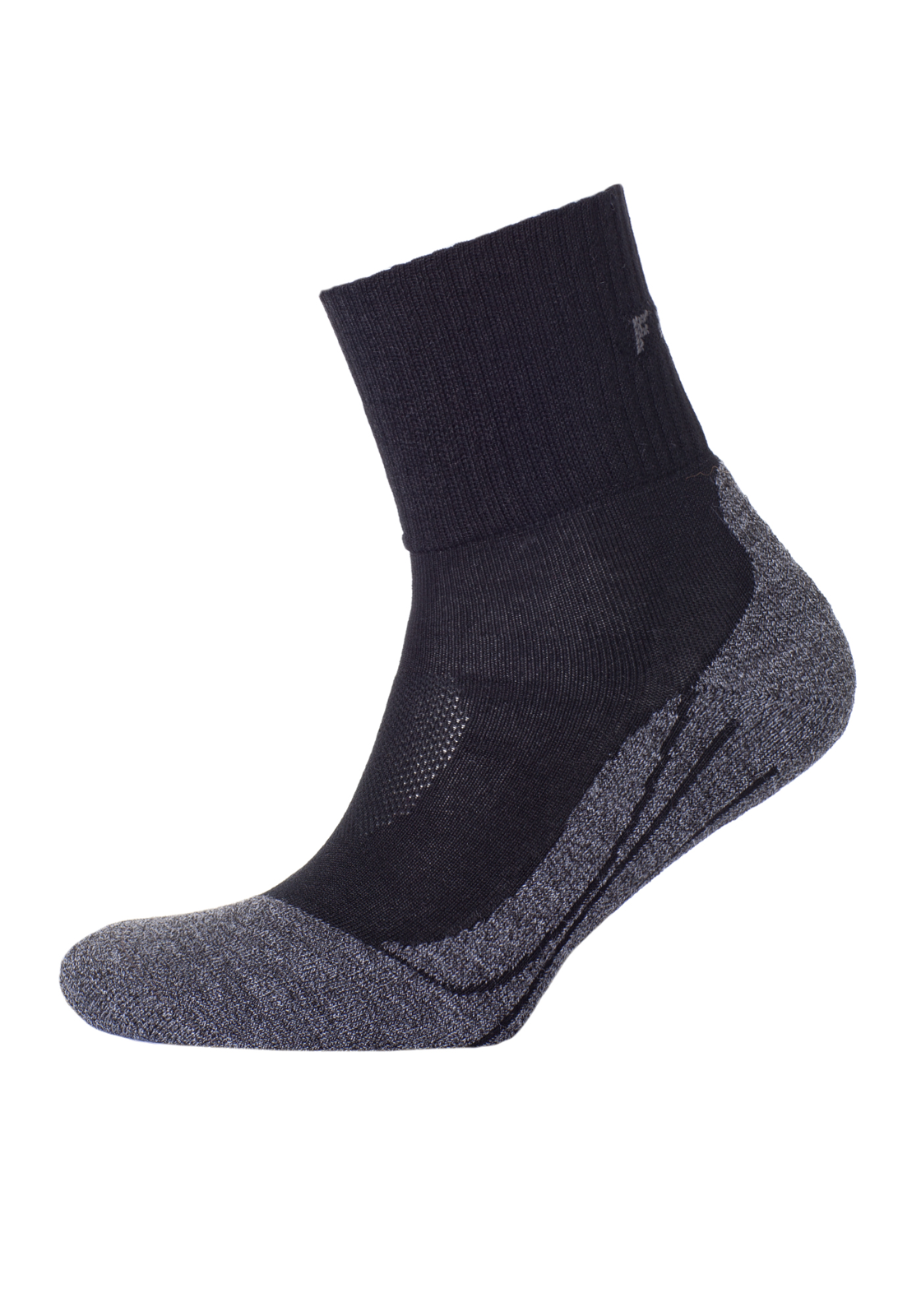 Falke_sokken16154-3010-single FALKE TK2 Short Cool heren wandelsokken, zwart (black-mix)