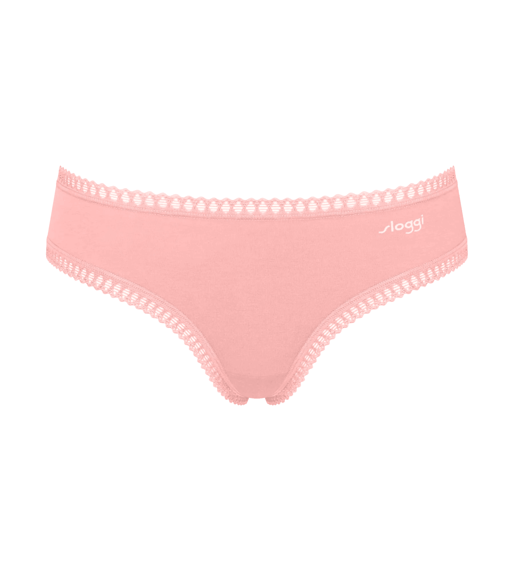 Sloggi Women GO Crush Hipster (3-pack), dames slip, lichroze, flamingo roze en roze met wit dessin