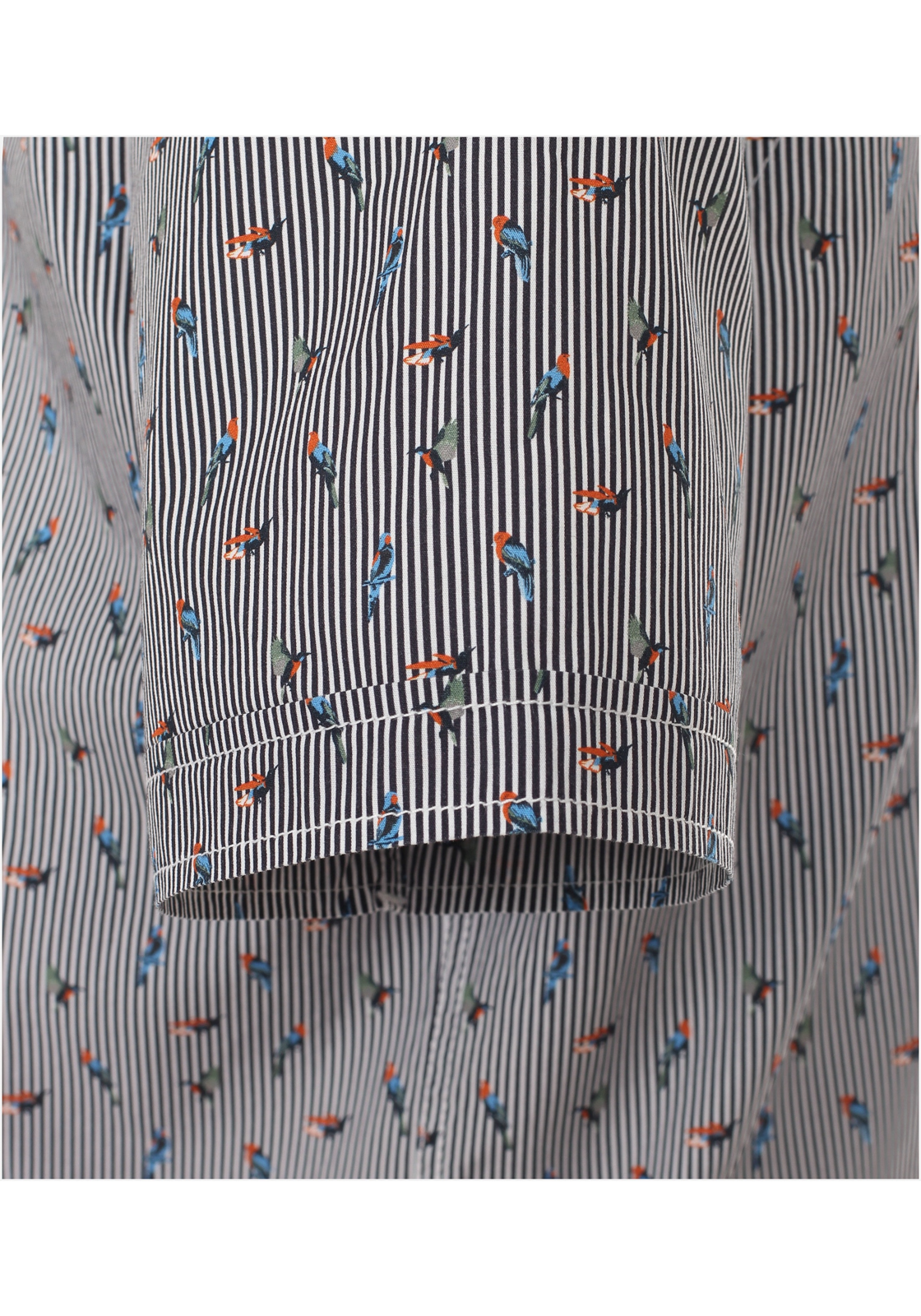 image_5_6efeb7d26d920d9bf4d6e79f7c6d20bfjpgautoformatbgF3F3F3blend-alpha100blend-colorF3F3F3blend-modedarkenfitclampp CASA MODA Sport casual fit overhemd, popeline, blauw dessin