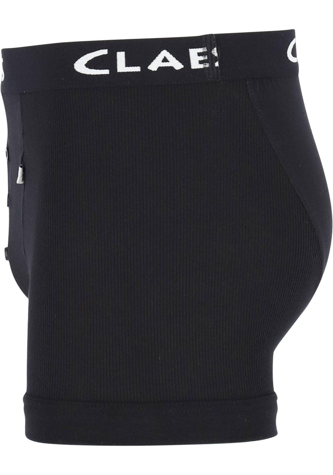 03-8717753366438-claesens-CLSNS_CL203_BX_3_black_rib_2p_4_foto_HR Claesen's Basics boxers (2-pack), retro rib heren boxers met gulp, zwart