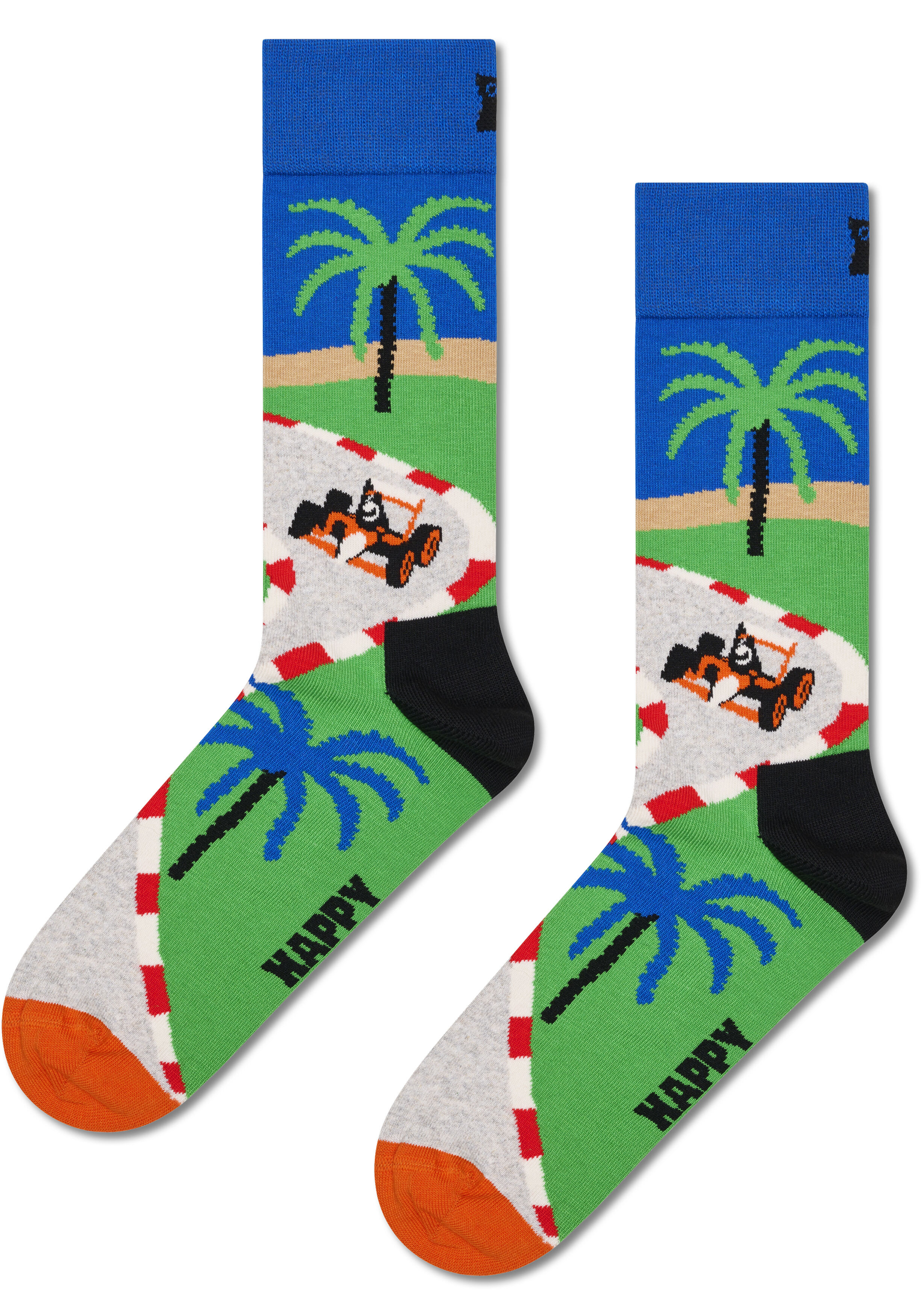 Happy Socks Top Racer Socks Gift Set (3-pack), unisex sokken in cadeauverpakking, rood