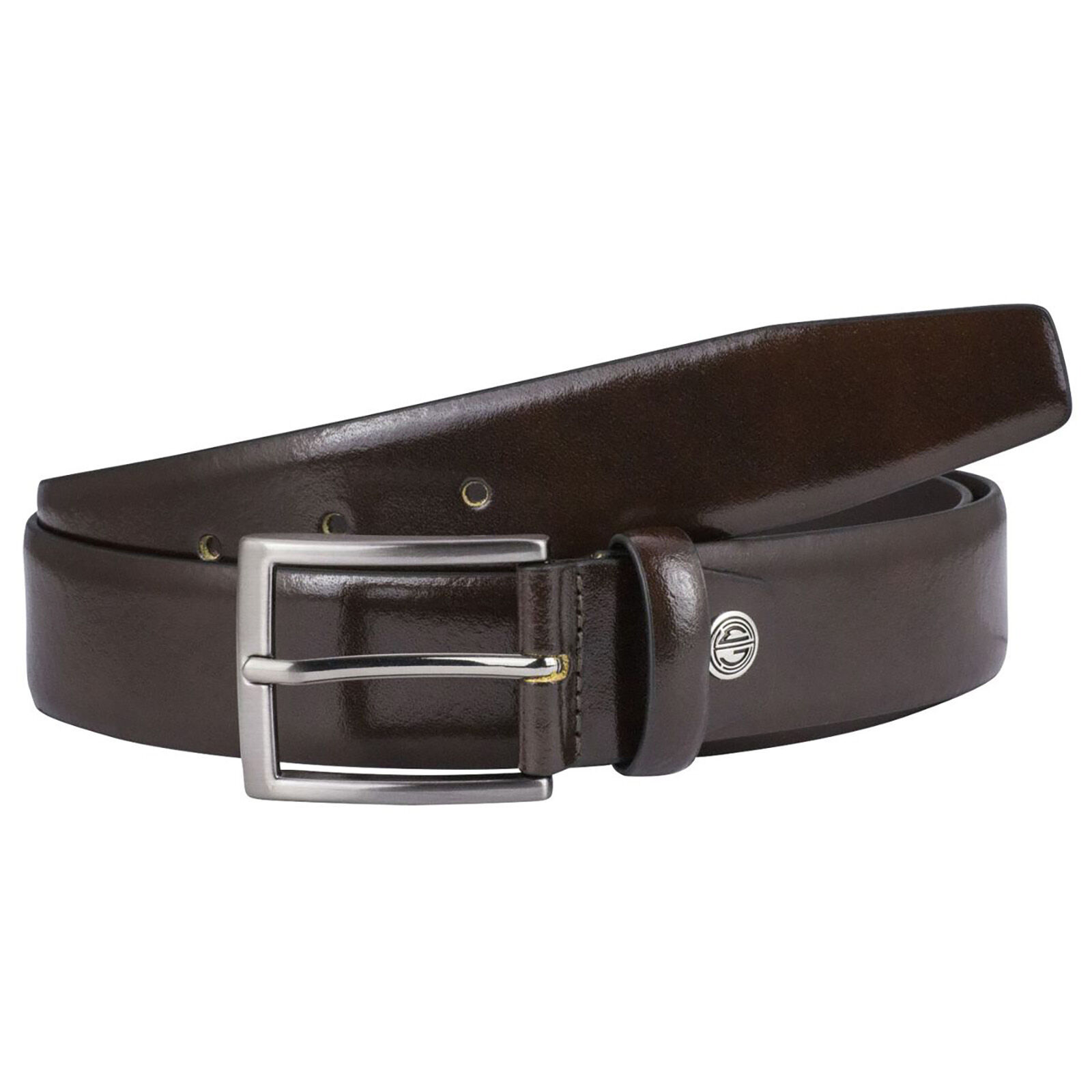 LINDENMANN leren heren riem, bruin