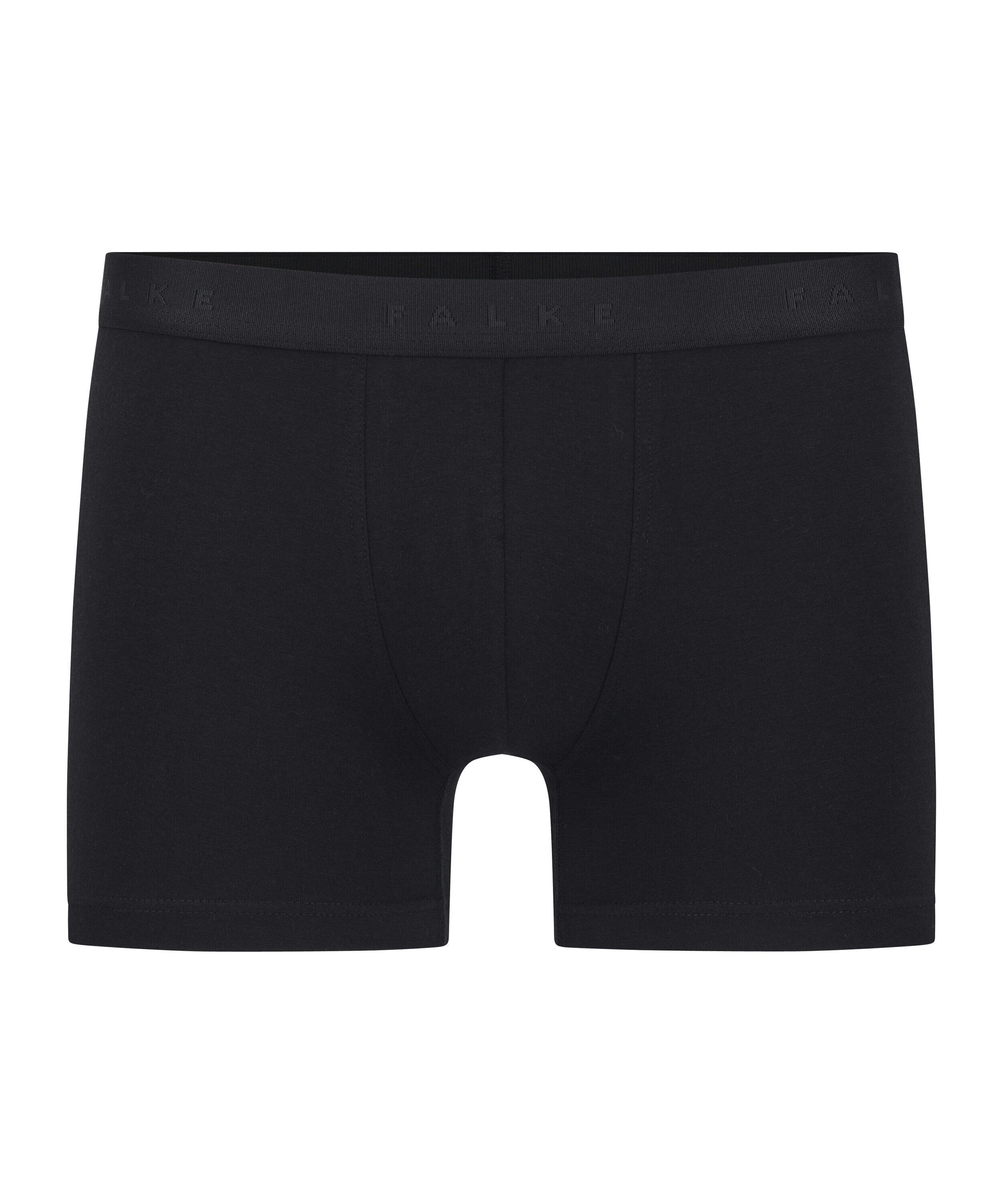 FALKE heren boxer Daily Climate Control, boxers normale lengte, zwart (black)
