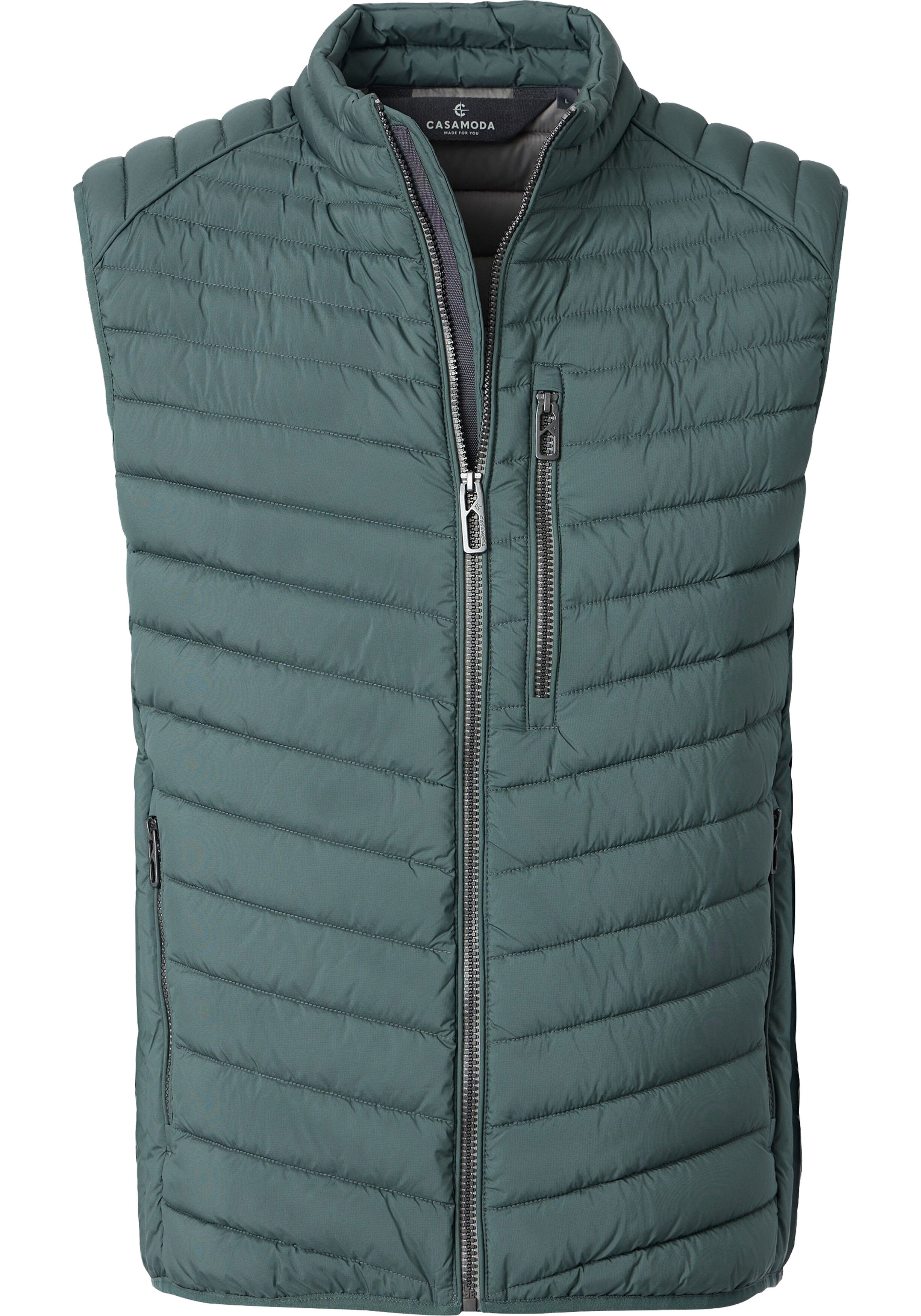 CASA MODA comfort fit bodywarmer, groen