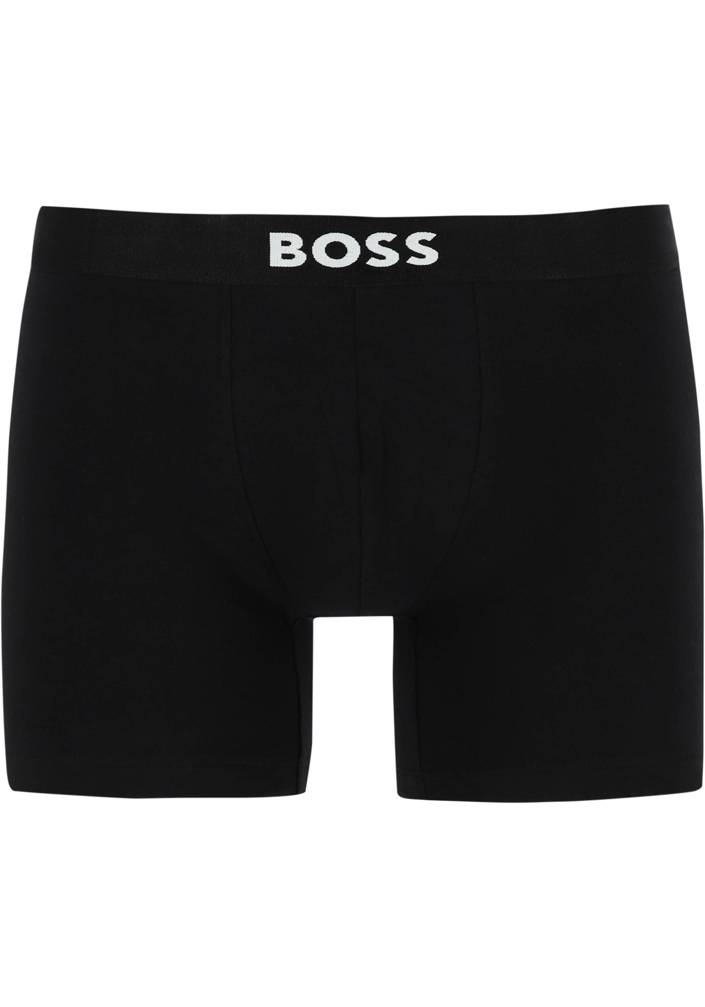 HUGO BOSS ONE boxer briefs (3-pack), heren boxers normale lengte, zwart, olijfgroen, middenblauw