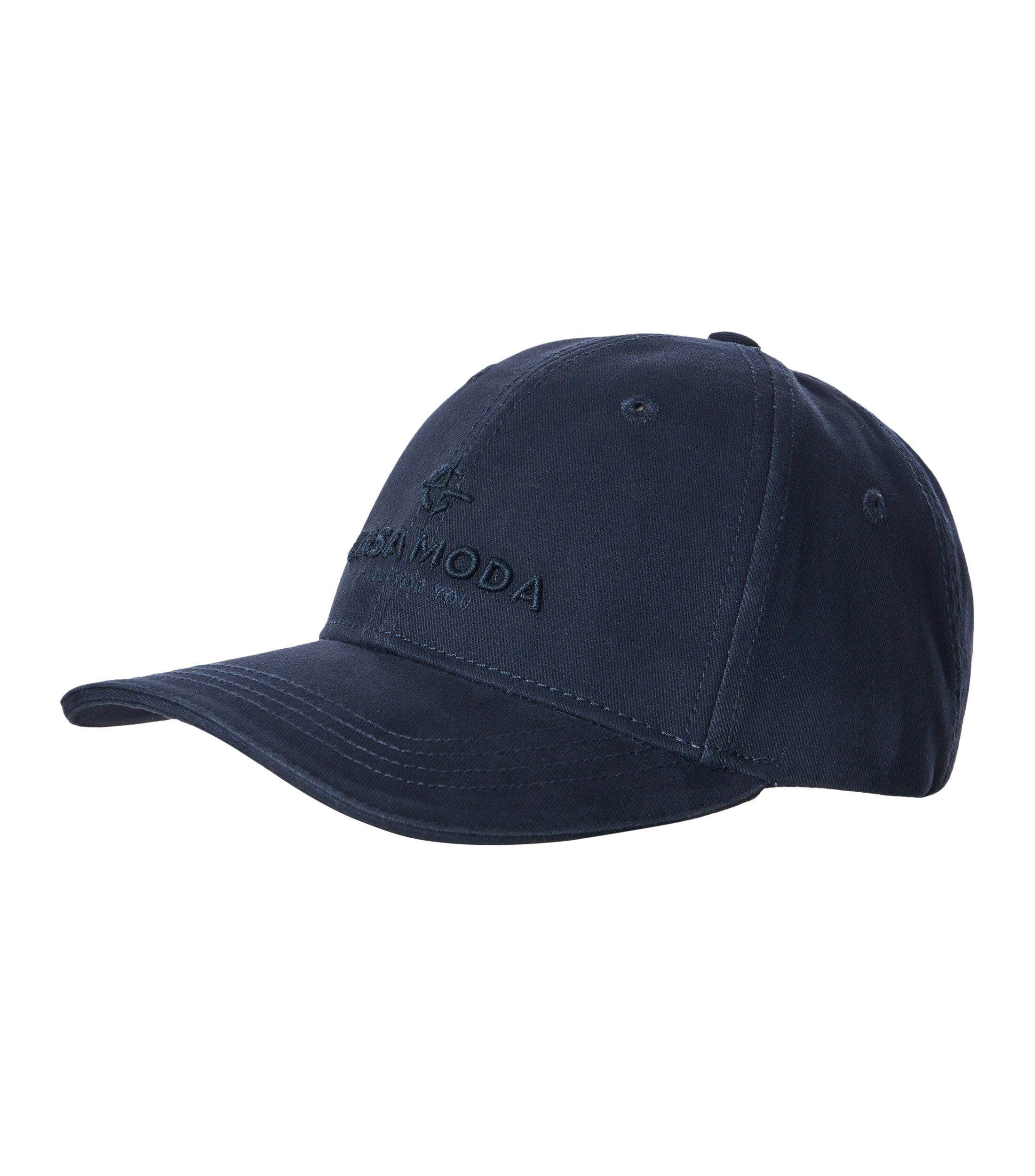 CASA MODA pet, blauw met wit en beige