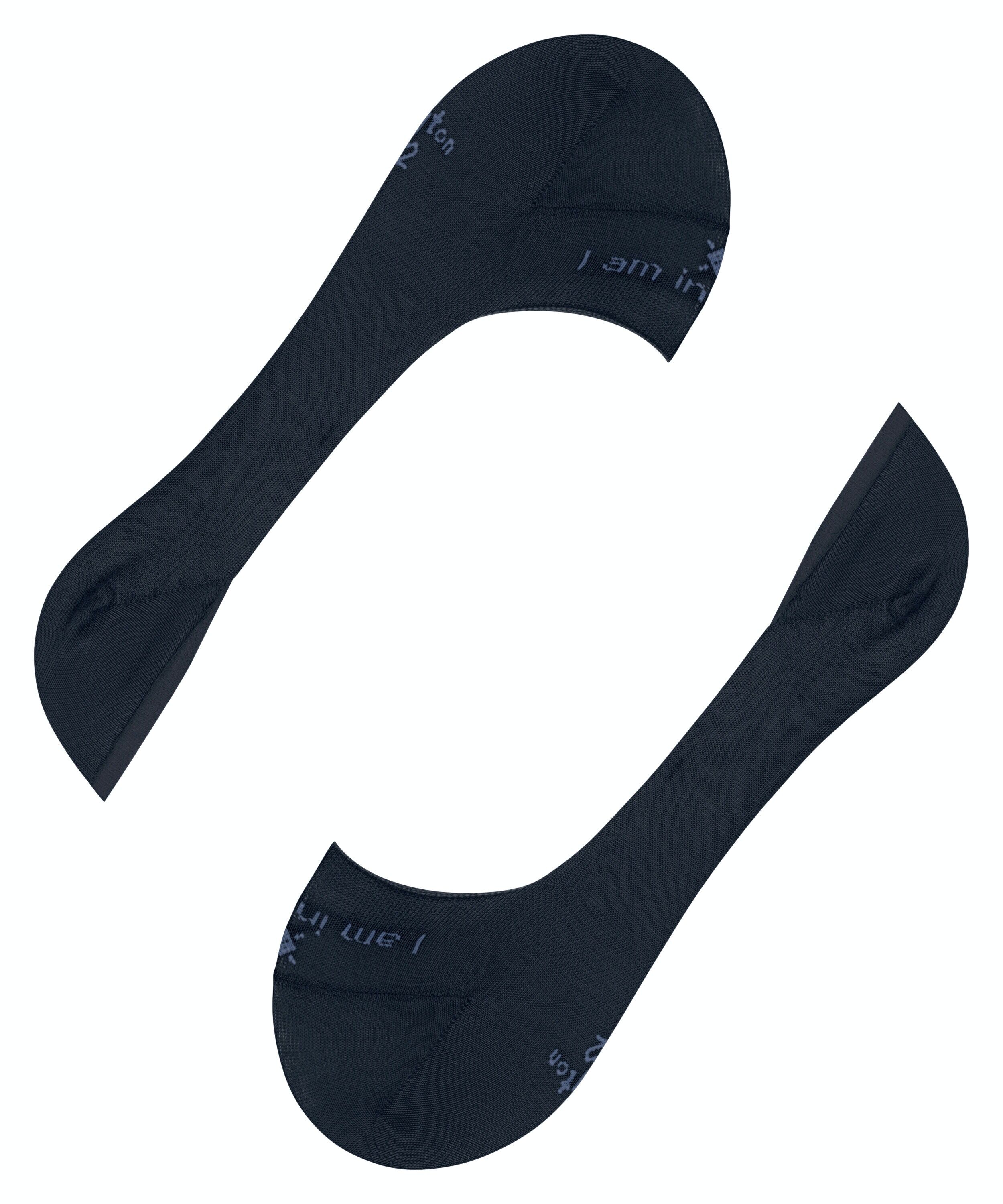 Burlington Aberdeen dames invisible sokken, blauw (marine)