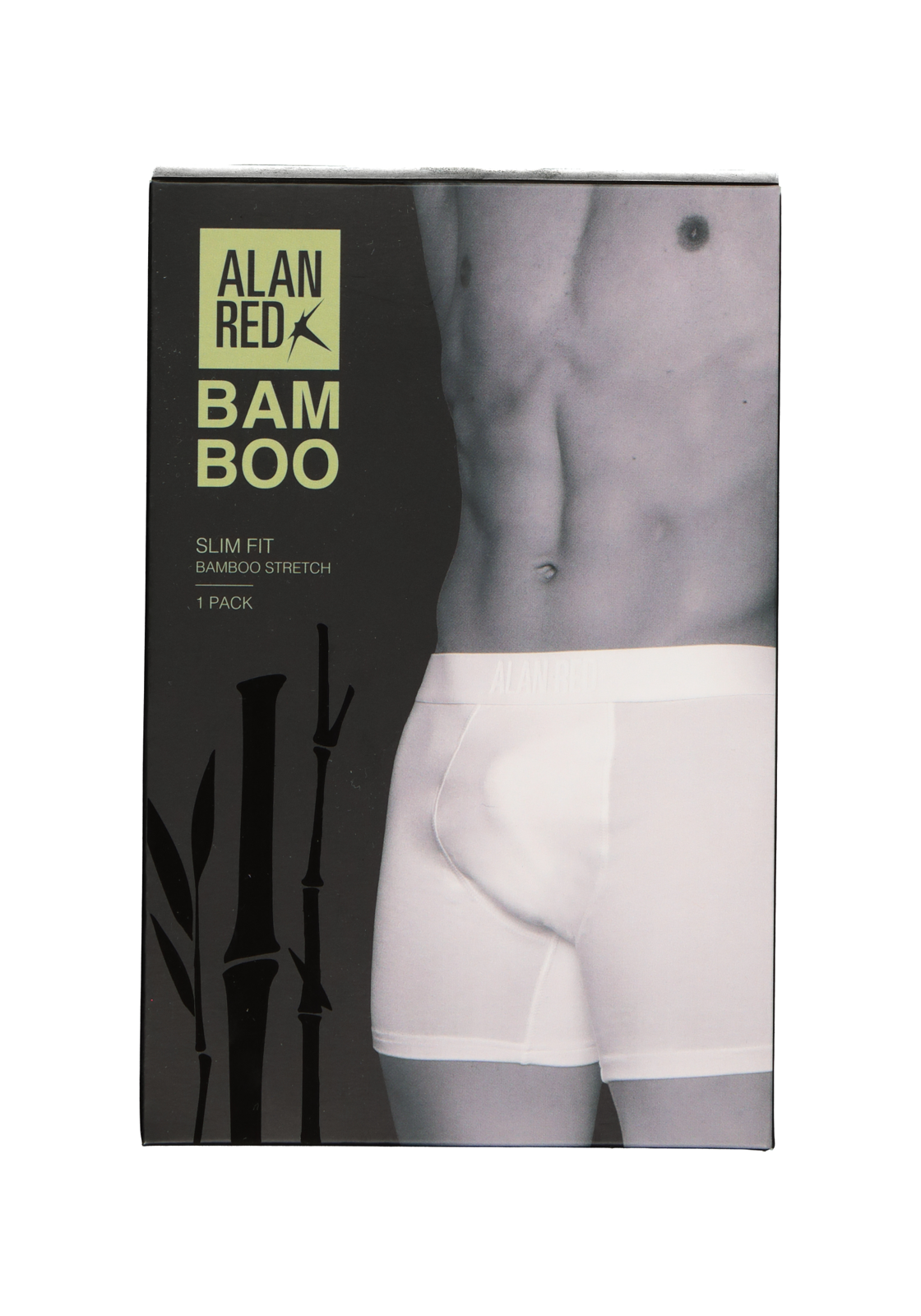 3-8052447987163_alan-red-boxer_HR ALAN RED boxershort Bomber bamboo (1-pack), wit