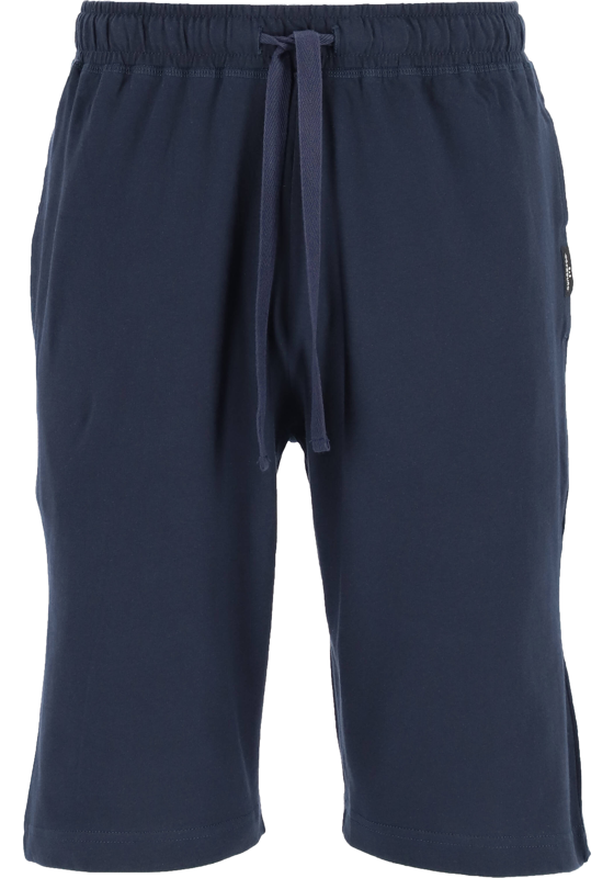 Gotzburg heren lounge broek kort (dun), blauw Gotzburg heren lounge broek kort (dun), blauw