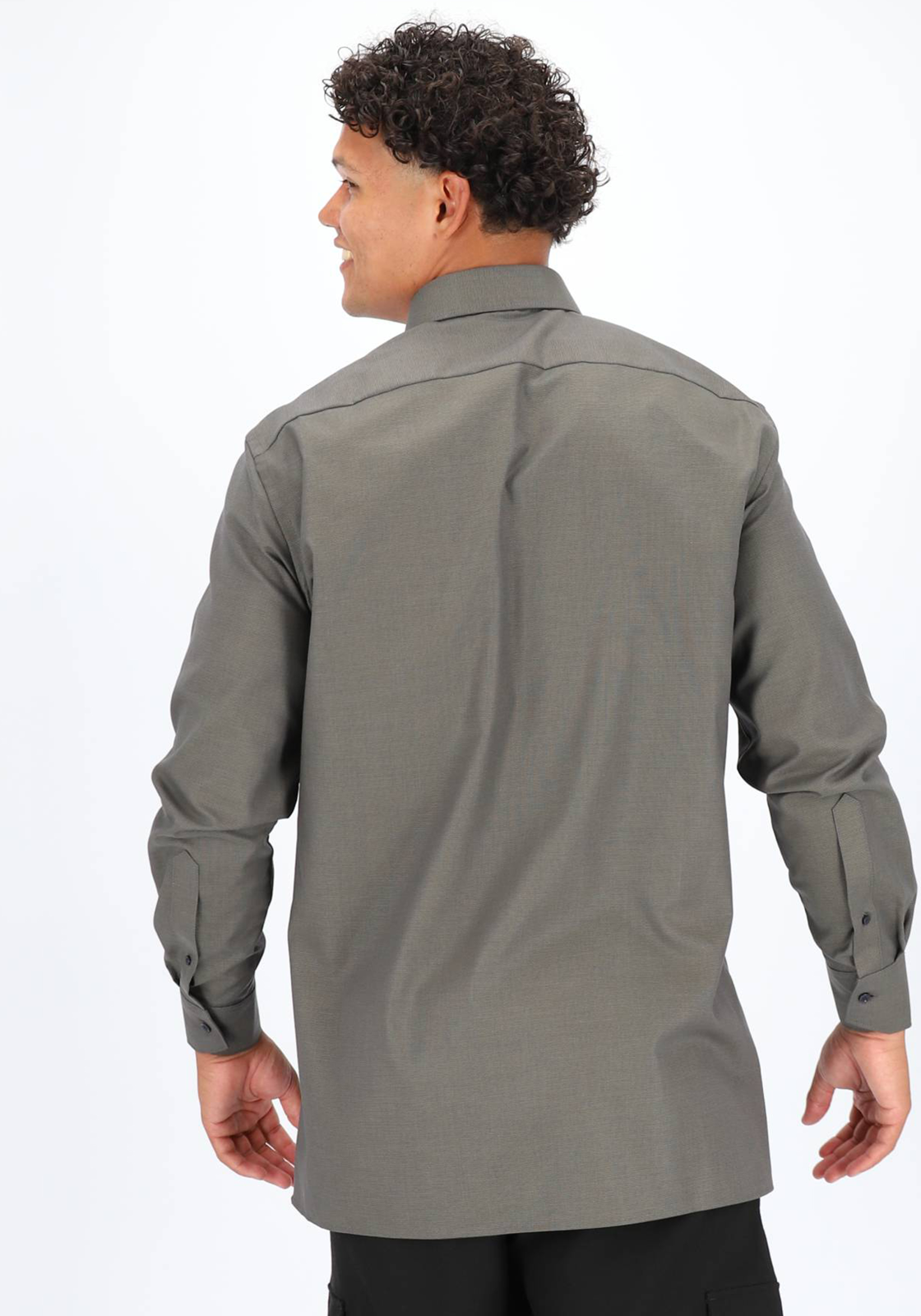 MARVELIS modern fit overhemd, structuur, olijfgroen MARVELIS modern fit overhemd, structuur, olijfgroen