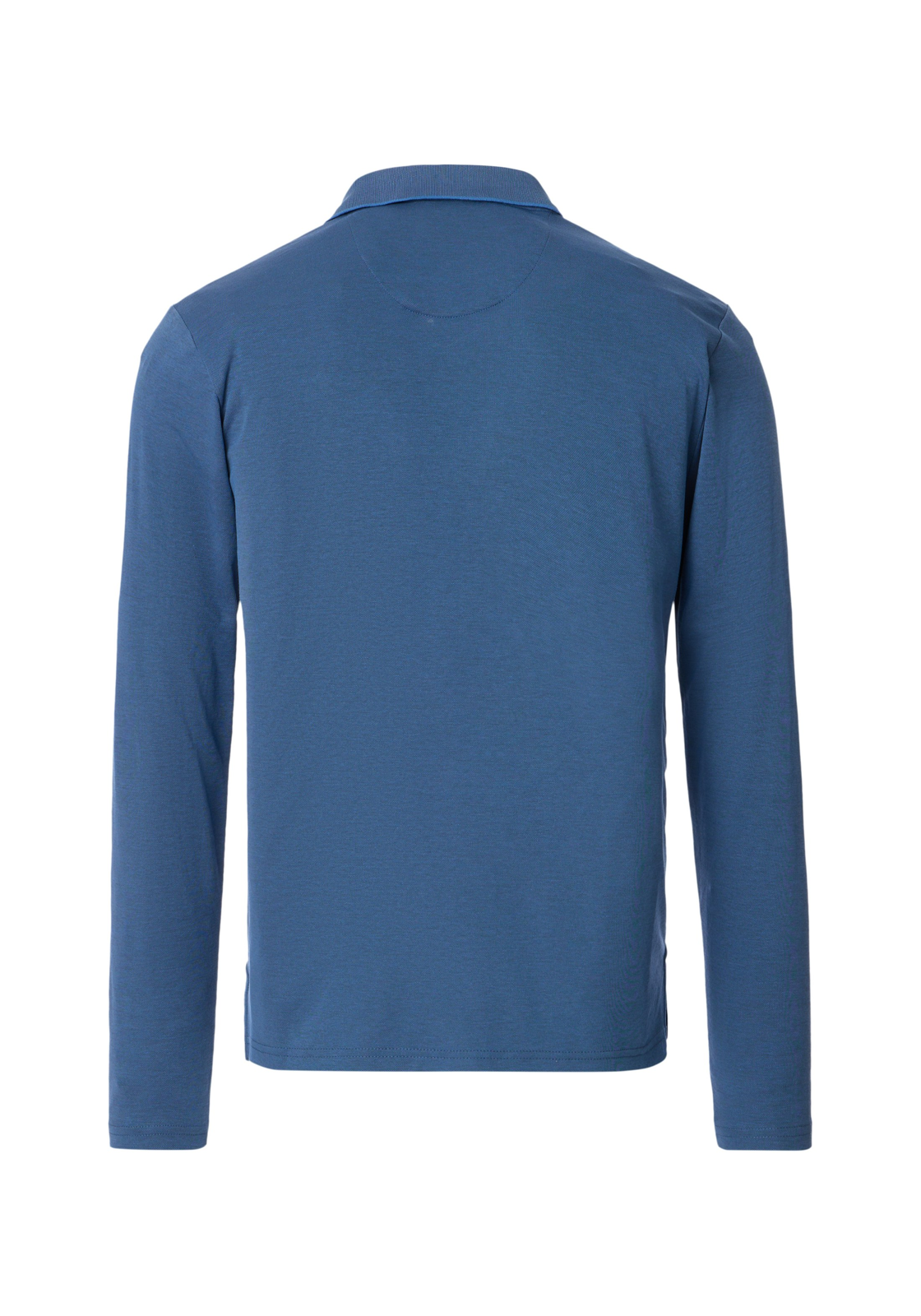 Redmond regular fit polo lange mouw, jersey, blauw - 912111-113 Redmond regular fit polo lange mouw, jersey, blauw - 912111-113