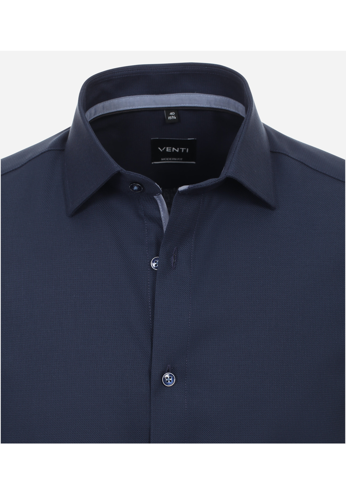 image_4_7a1563098629456dc1e42240ff826d6bjpgautoformatbgF3F3F3blend-alpha100blend-colorF3F3F3blend-modedarkenfitclampp VENTI modern fit overhemd, structuur, blauw