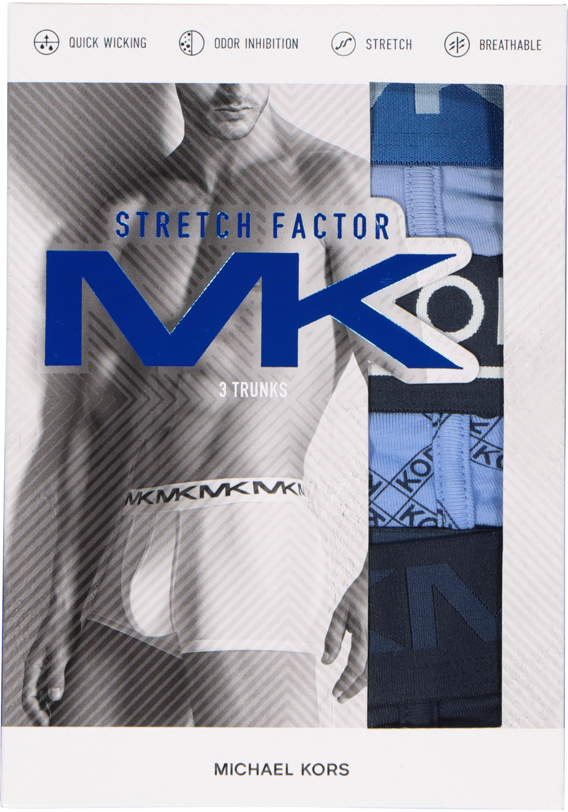 07-196839876135-Michael_Kors-MK_BX_blauw_3P_6S41T10033505_360_HR Michael Kors lage heren boxers kort (3-pack), donker- en lichtblauw en print