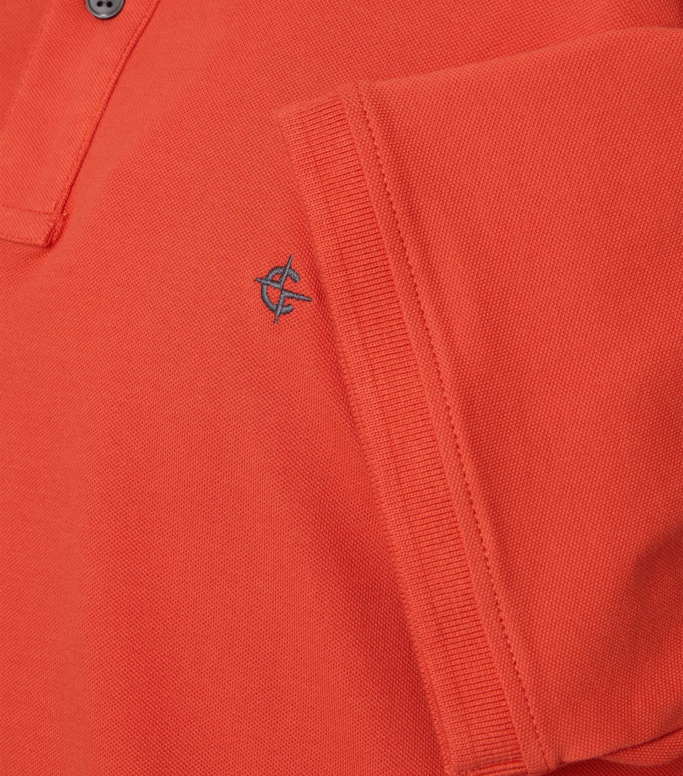 CASA MODA comfort fit heren polo, oranje