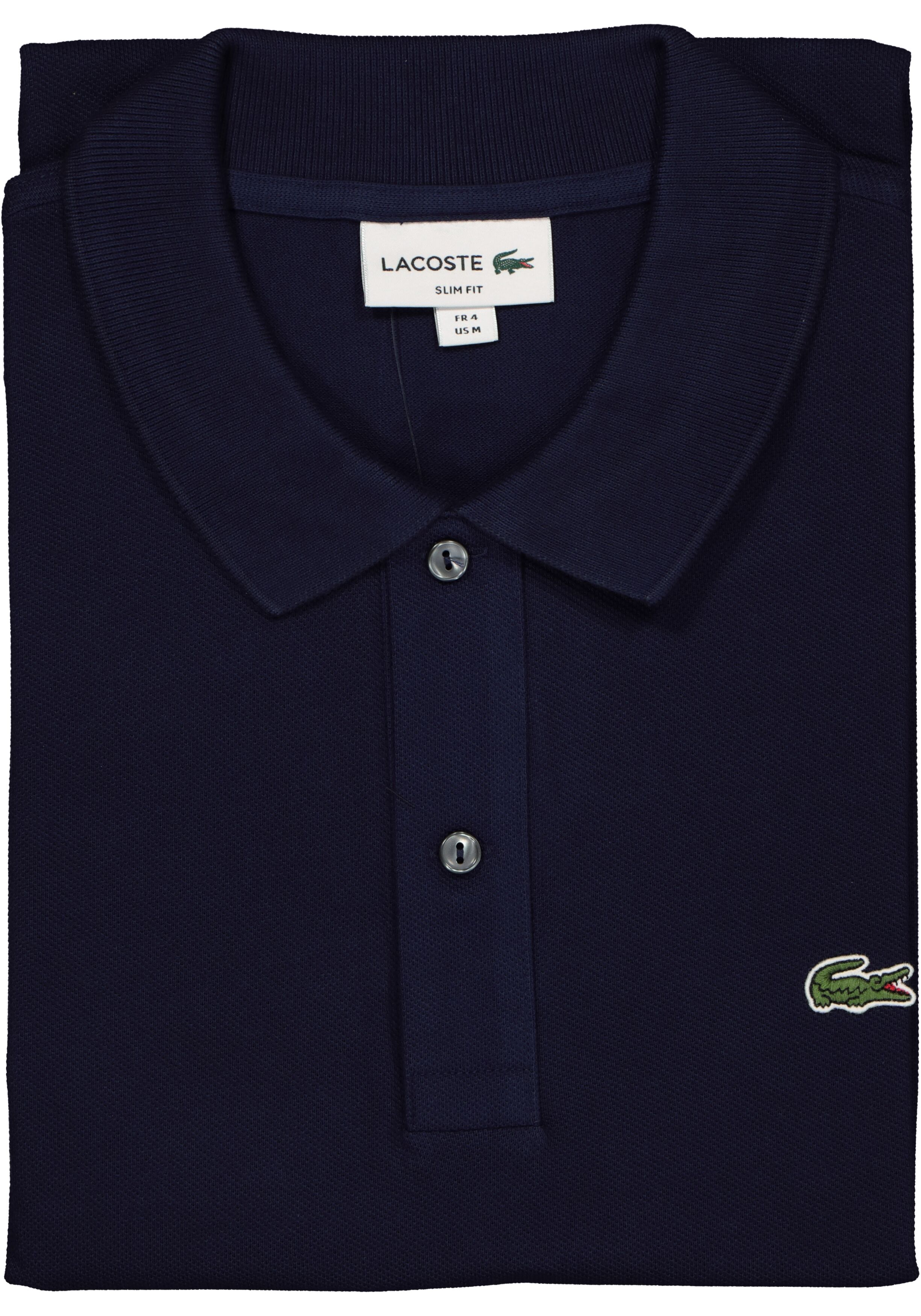Lacoste Slim Fit polo, marine blauw