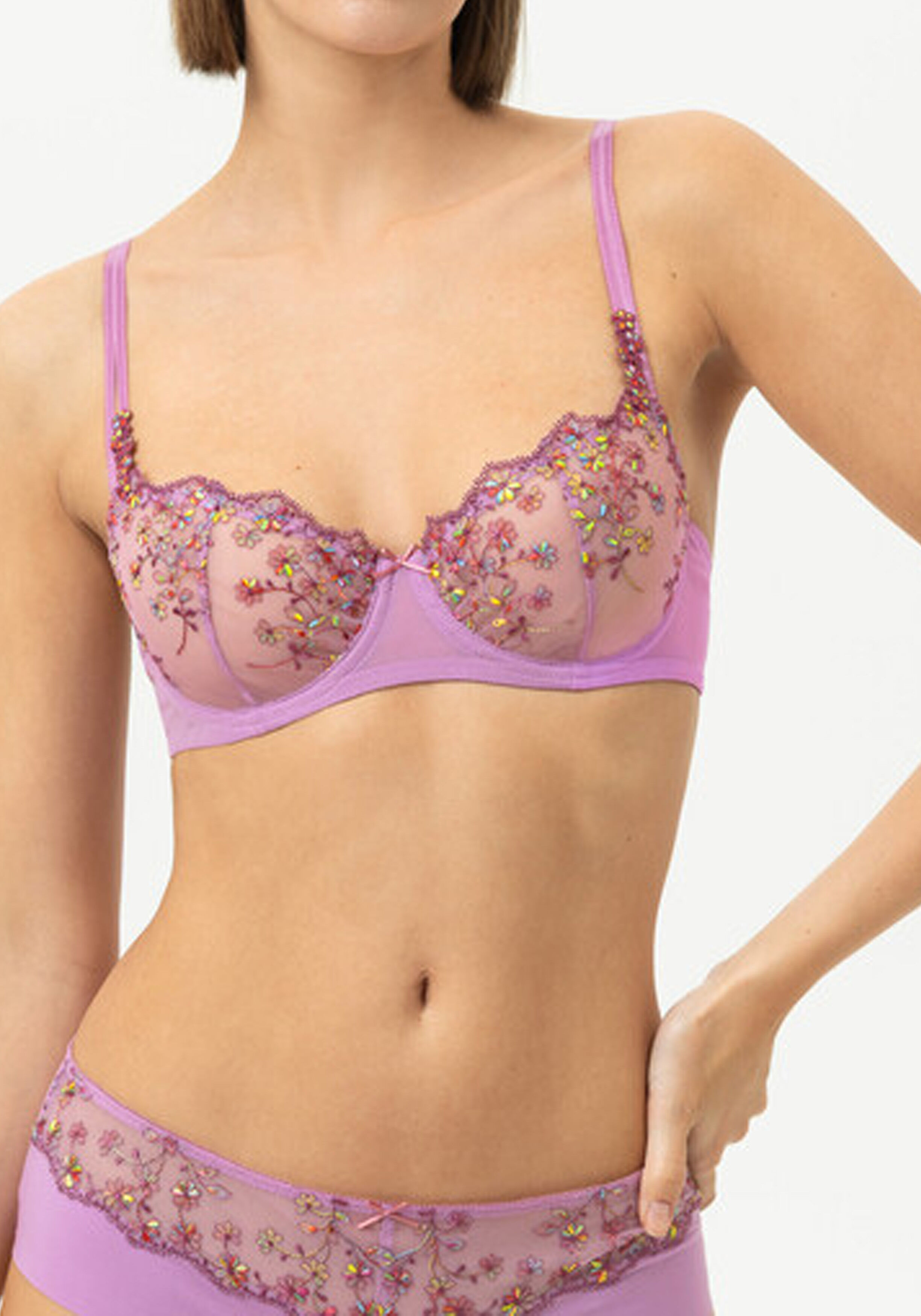 Mey dames balconette-bh Delightful, beugel bh, lila