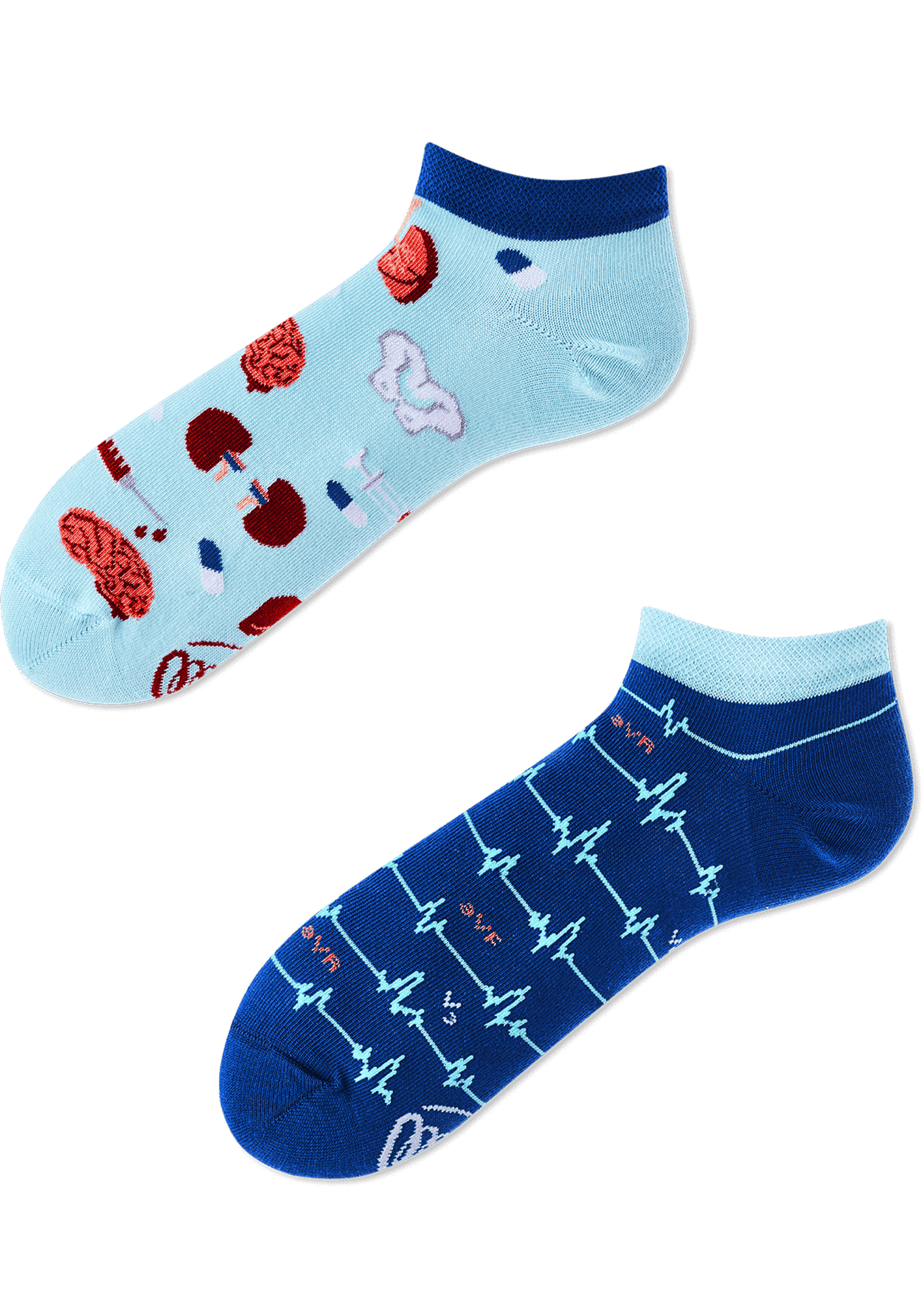 Many Mornings unisex enkelsokken, Dr. Sock Low