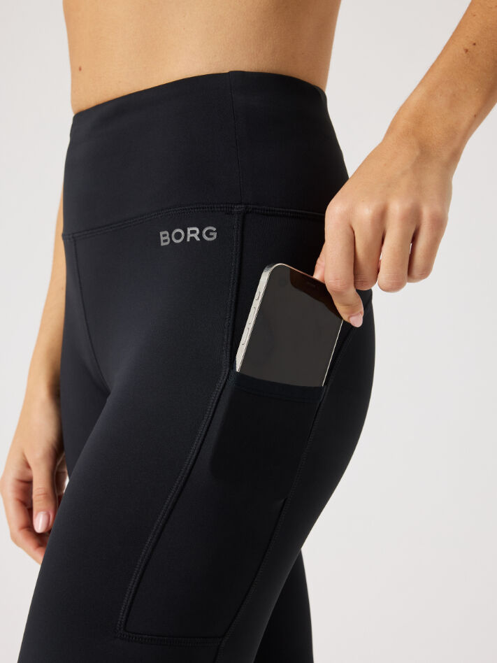 Bjorn Borg dames Performance Tights, dames sportlegging, zwart