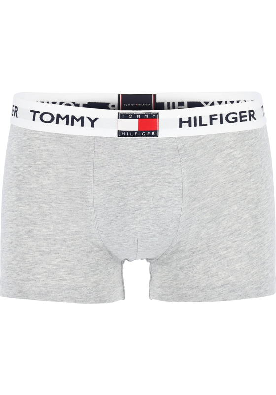 Tommy Hilfiger Tommy 85 trunk (1-pack), heren boxer normale lengte, grijs melange Tommy Hilfiger Tommy 85 trunk (1-pack), heren boxer normale lengte, grijs melange
