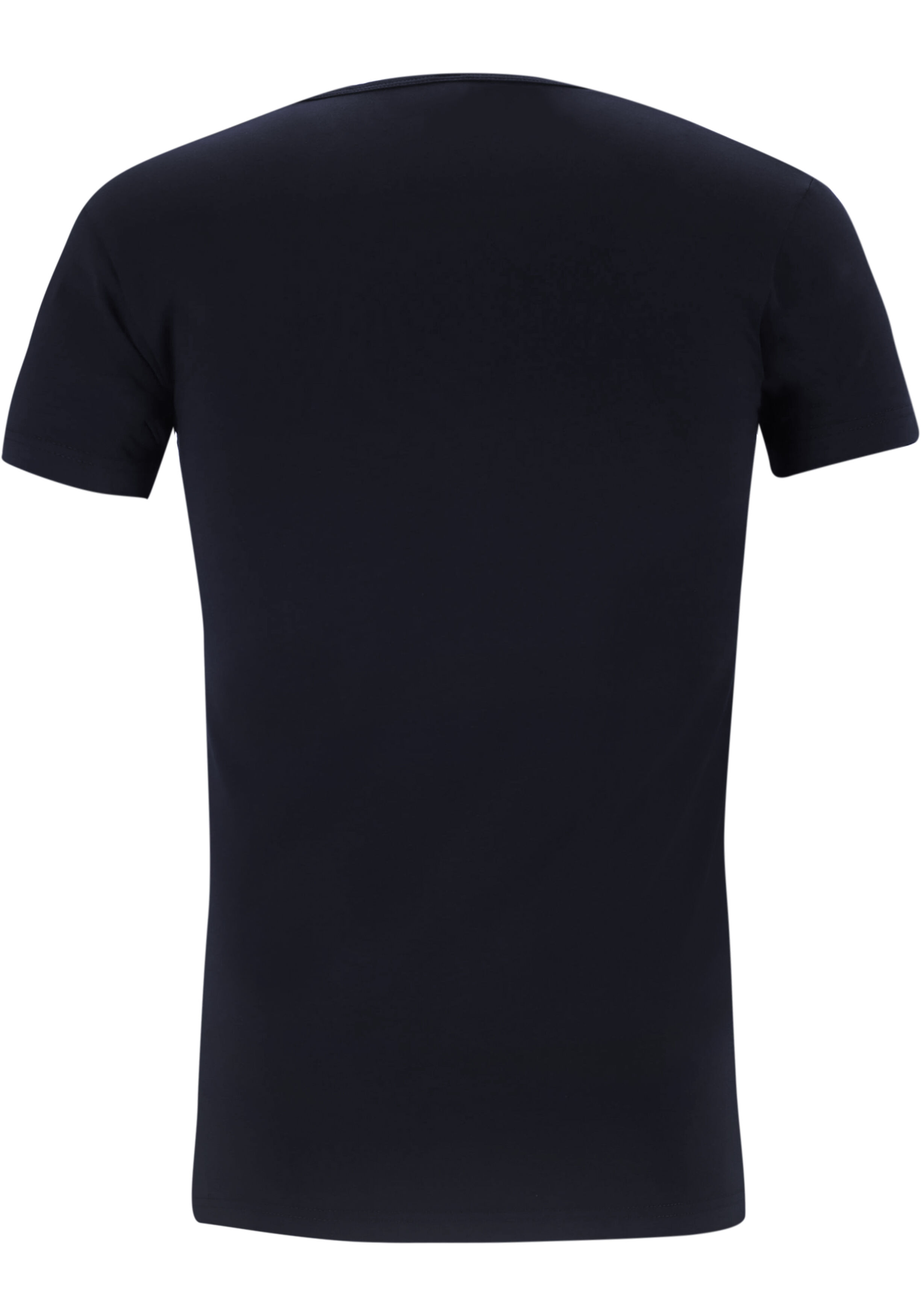 ALAN RED T-shirts Oklahoma (2-pack), V-hals stretch, donker blauw 