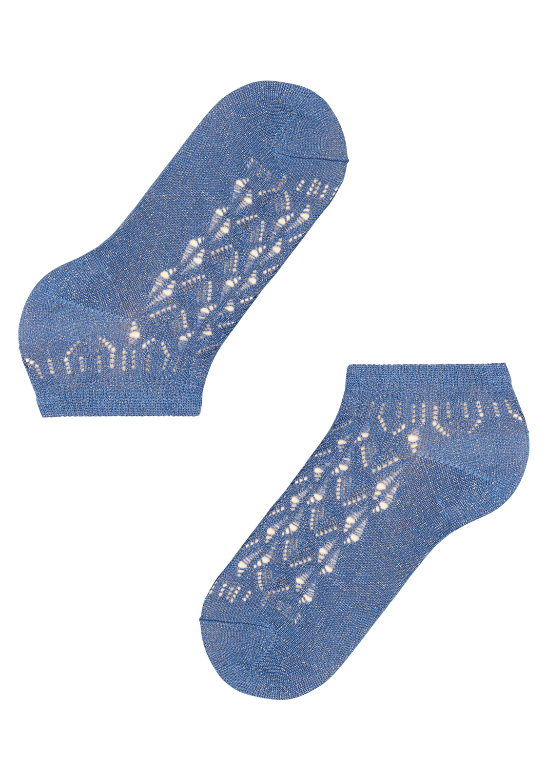 FALKE Trina Blaze dames sneakersokken, blauw (smoky blue) FALKE Trina Blaze dames sneakersokken, blauw (smoky blue)