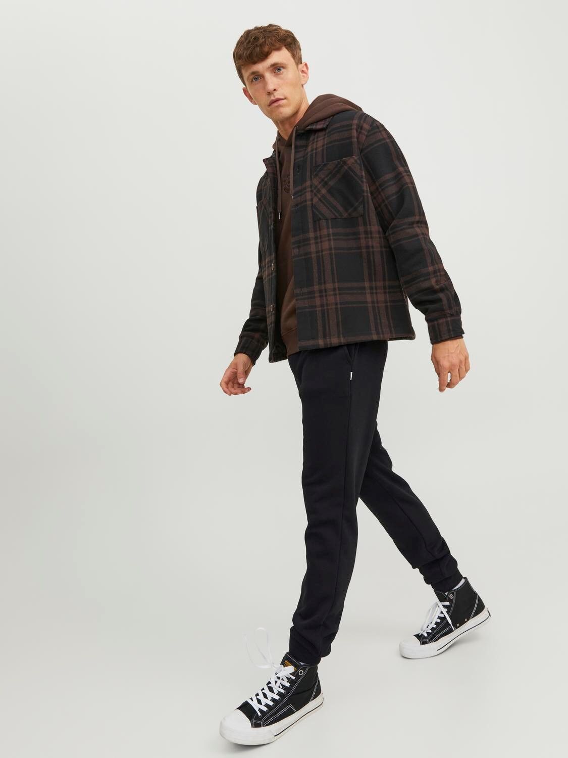 JACK & JONES Gordon Bradley Sweat Pant regular fit, heren joggingbroek, zwart