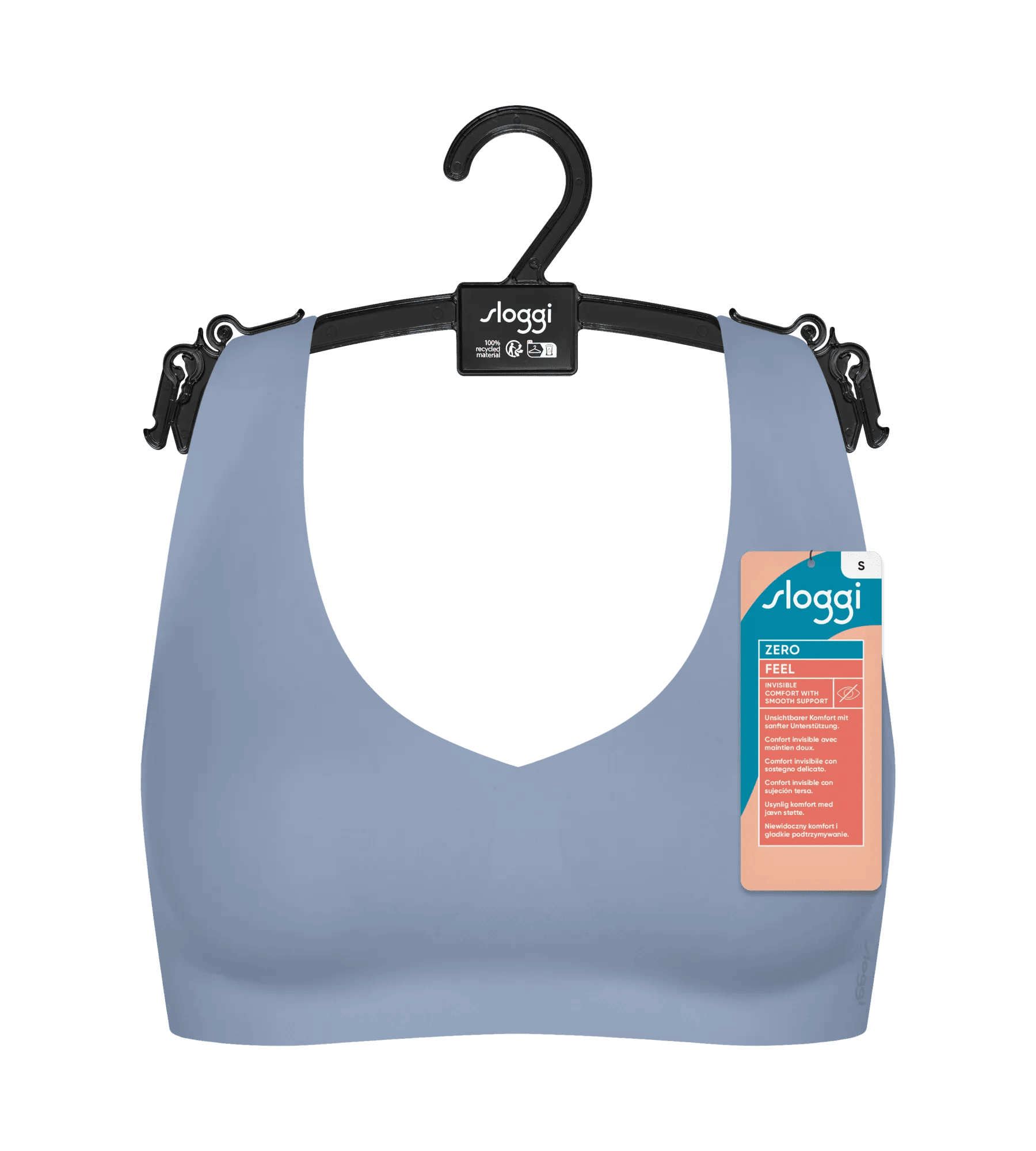 Sloggi Women ZERO Feel 2.0 Bralette, bralette, middenblauw