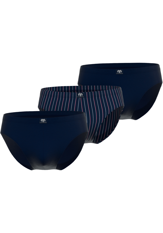 Ceceba heren sport slip (3-pack), donkerblauw Ceceba heren sport slip (3-pack), donkerblauw