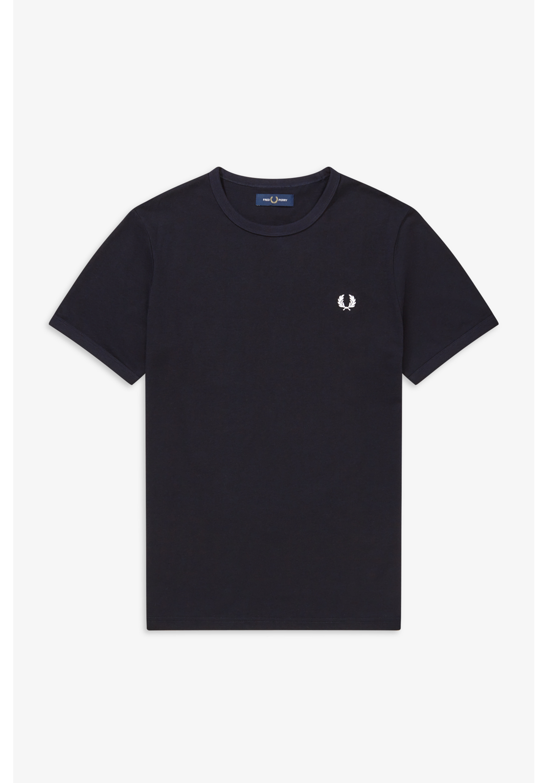image_6_M3519_608_2-1 Fred Perry Ringer regular fit T-shirt M3519, korte mouw O-hals, blauw